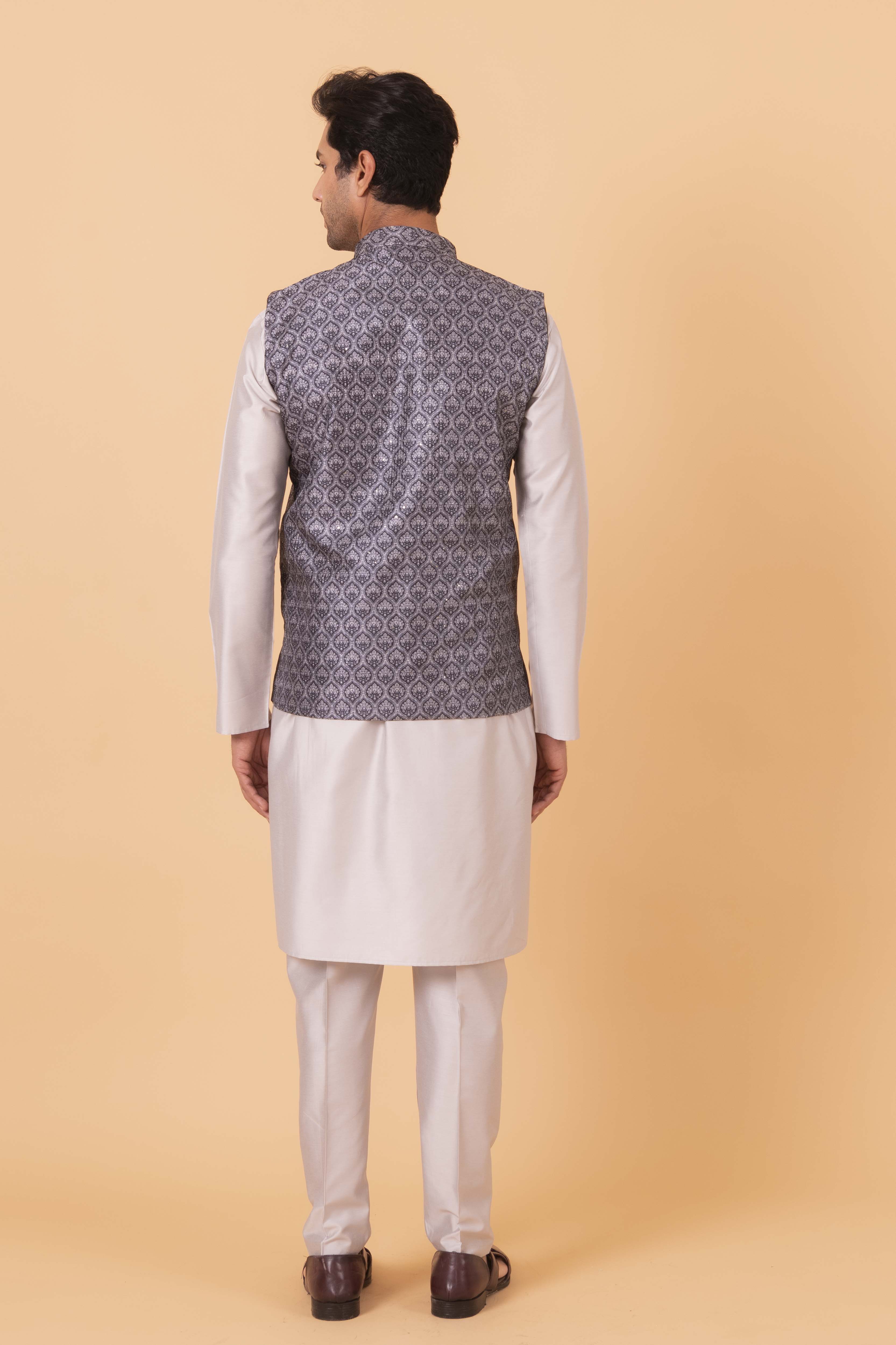 MLS KURTA JAWAHAR SET