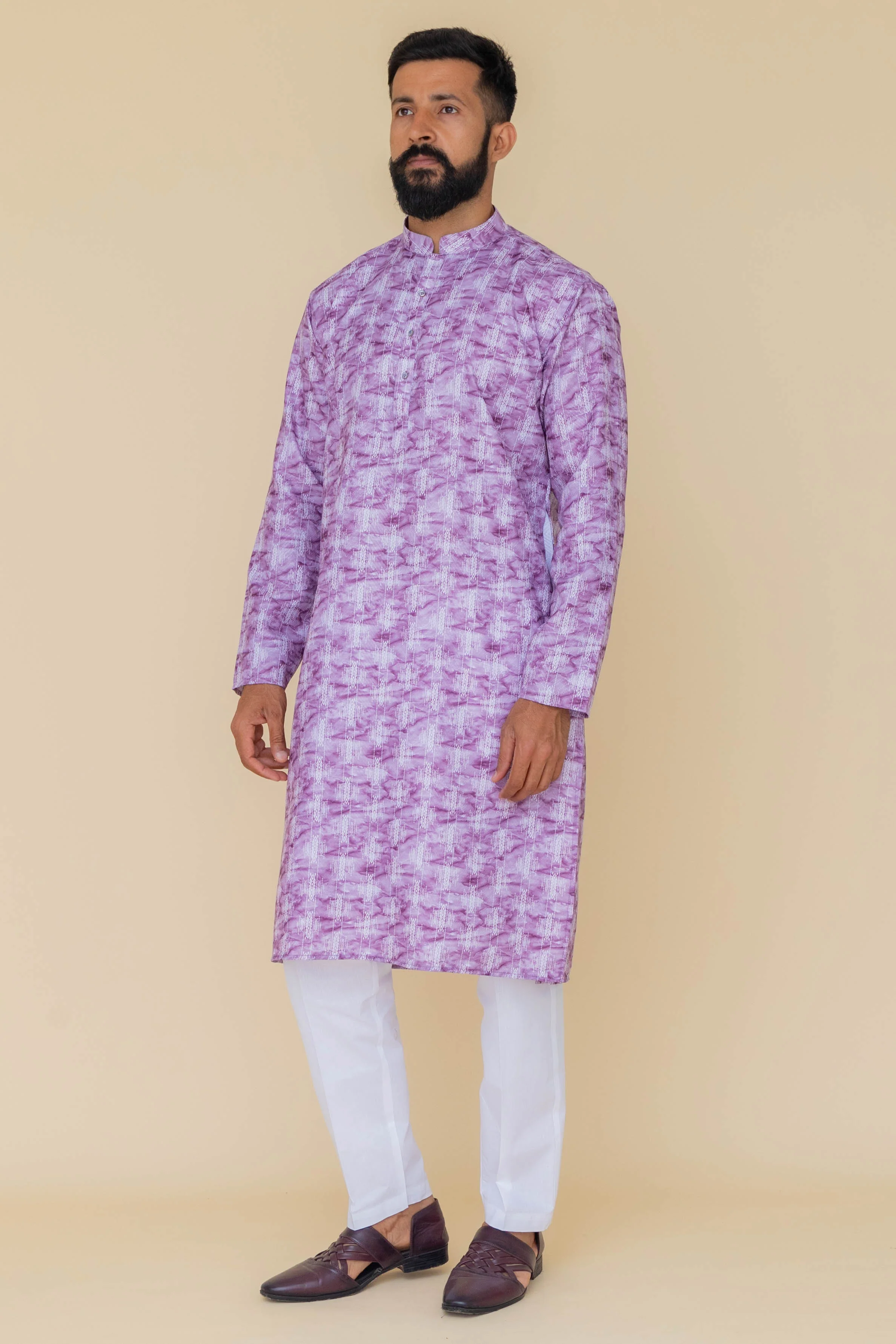 MLS PRINTED KURTA PAJAMA
