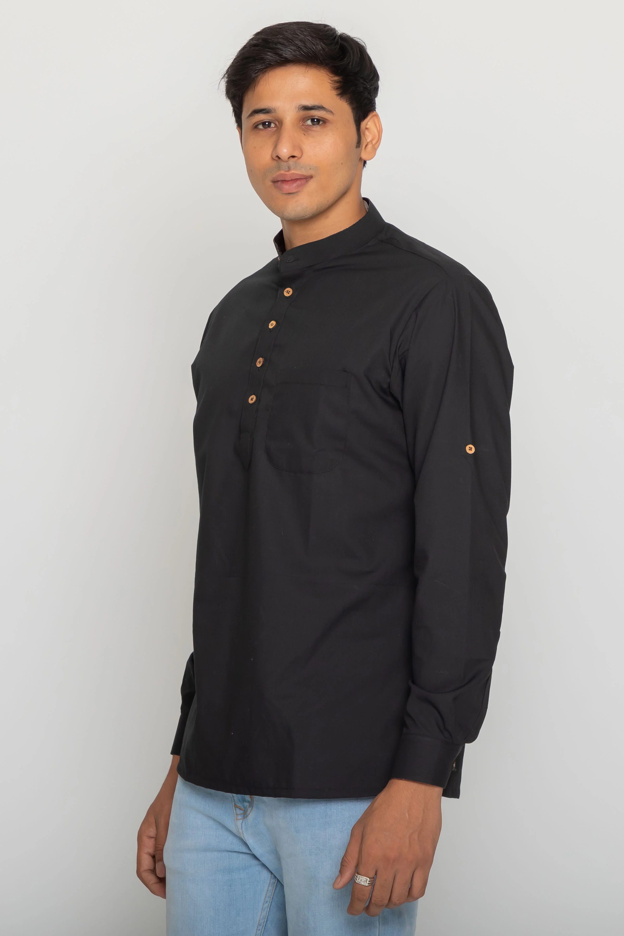 MLS SHORT KURTA FULL SLEEVES