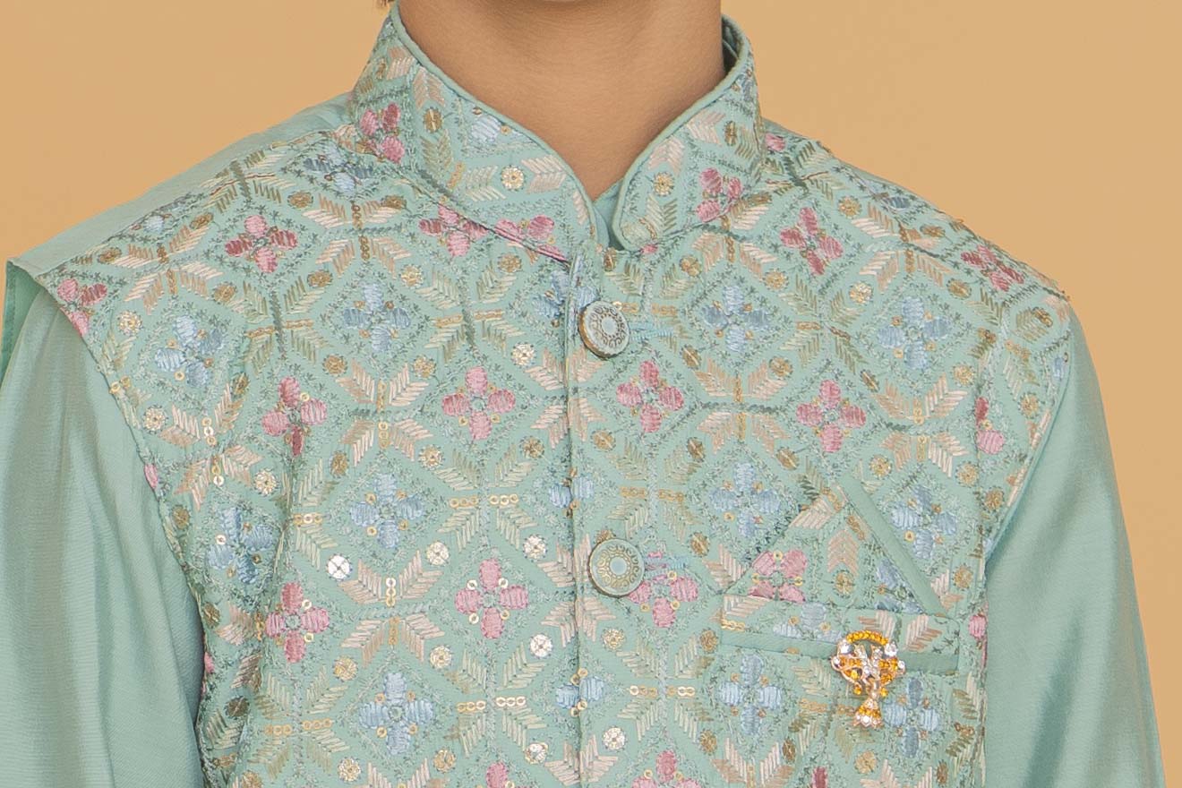 MLS KIDS KURTA JAWAHAR SET