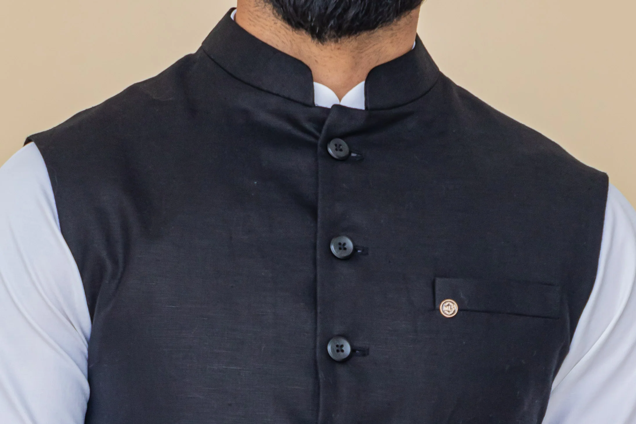 MLS LINEN JAWAHAR JACKET