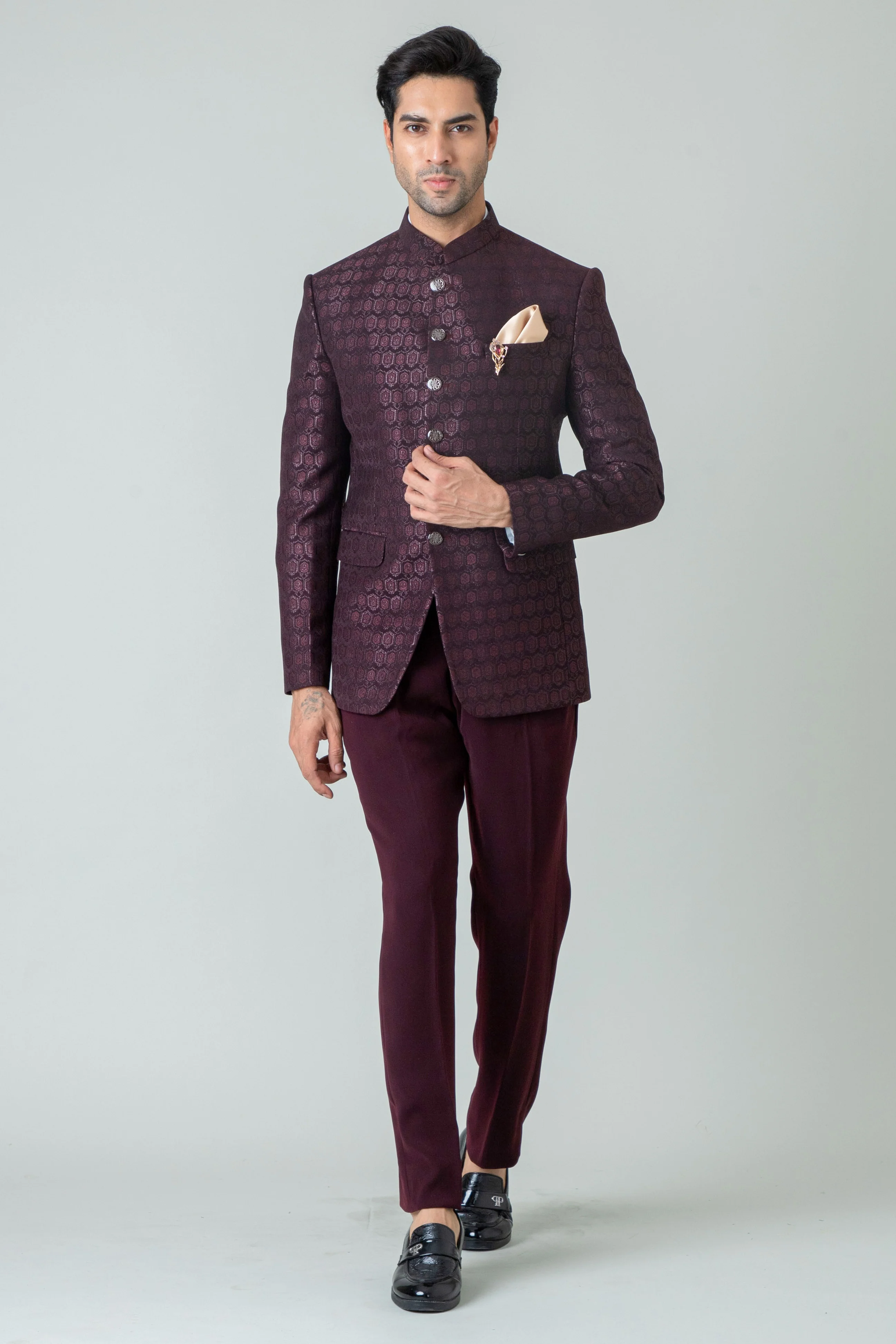 MLS PRINTED JODHPURI SUIT