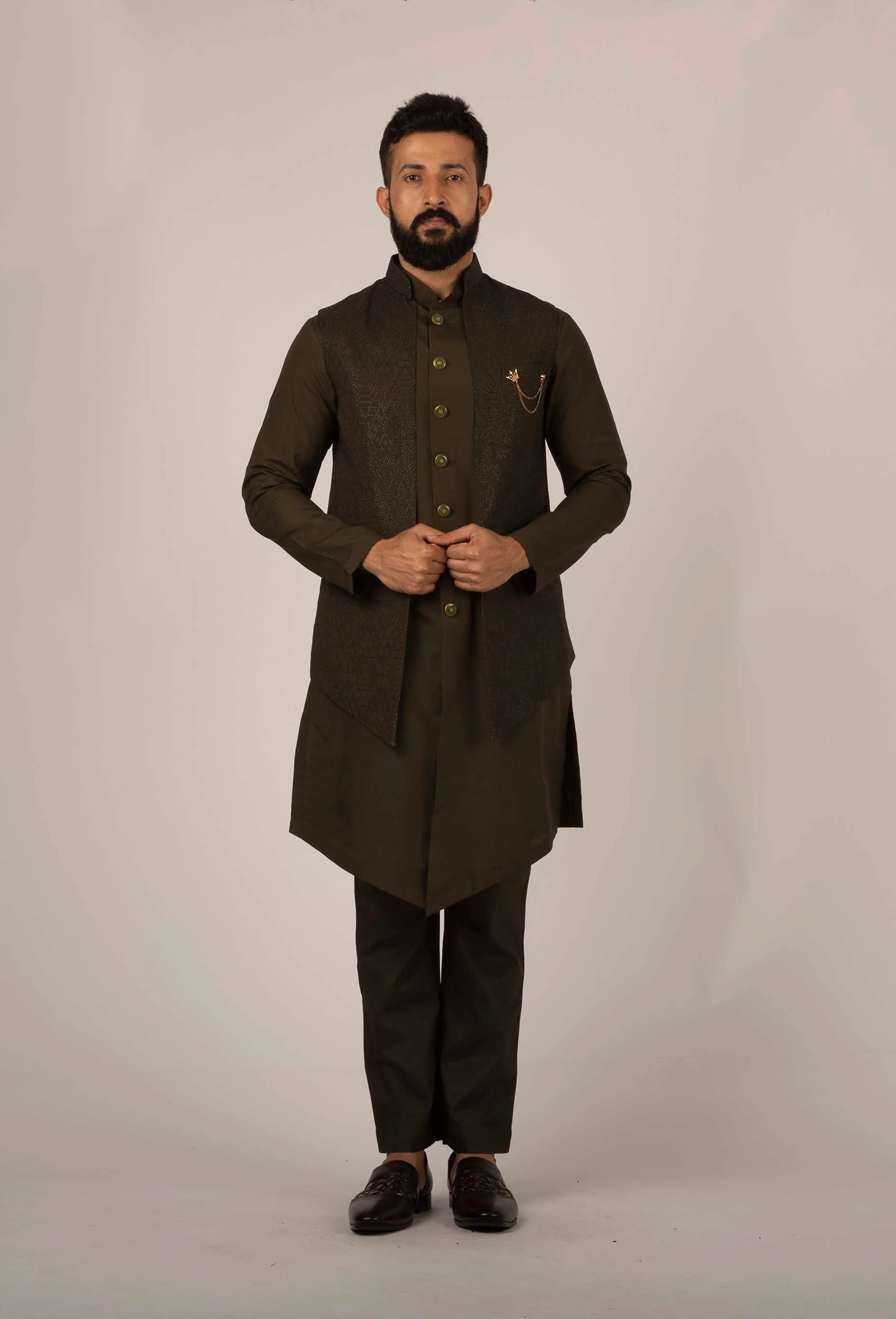 MLS KURTA JAWAHAR SET