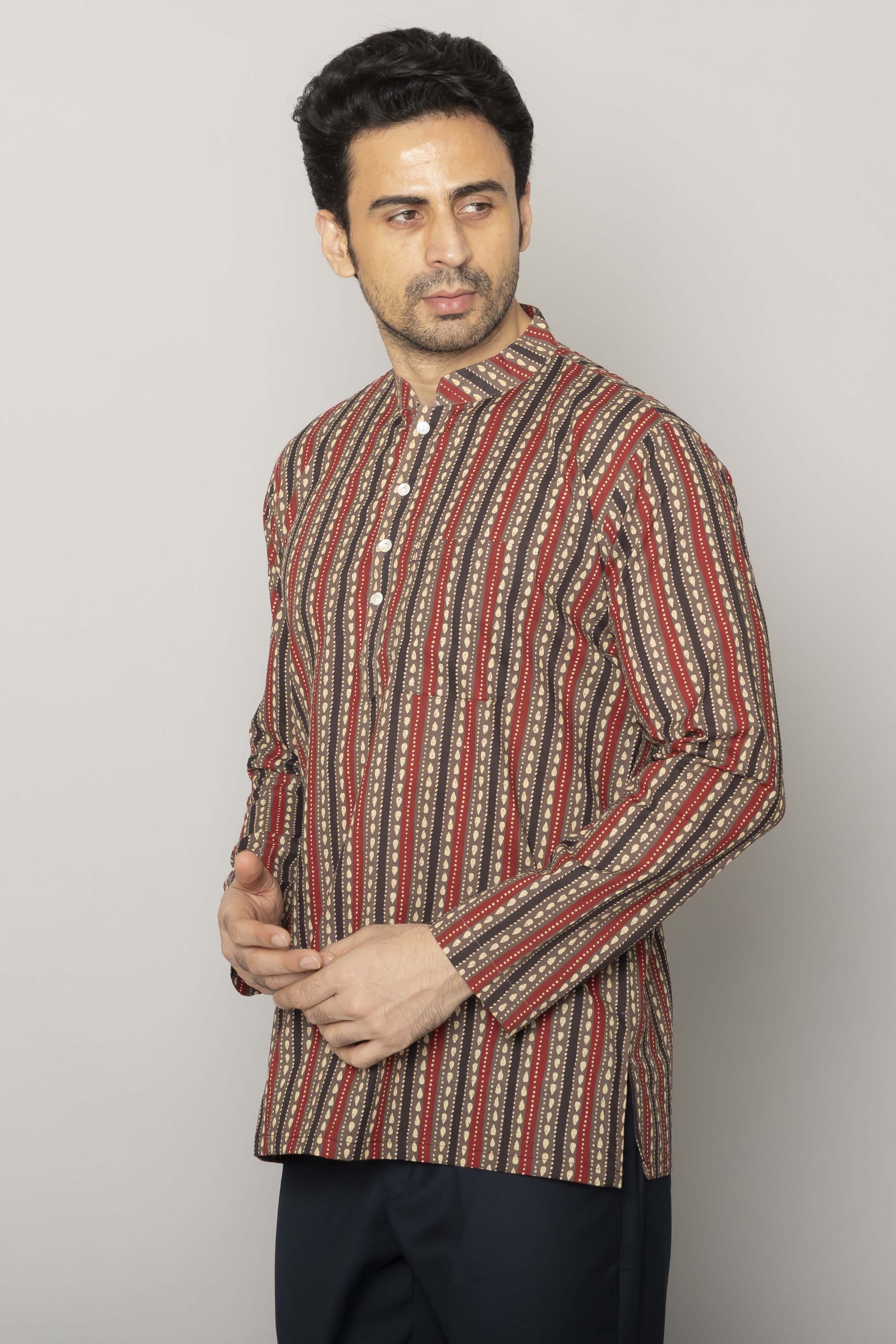 MLS SHORT KURTA FULL SLEEVES