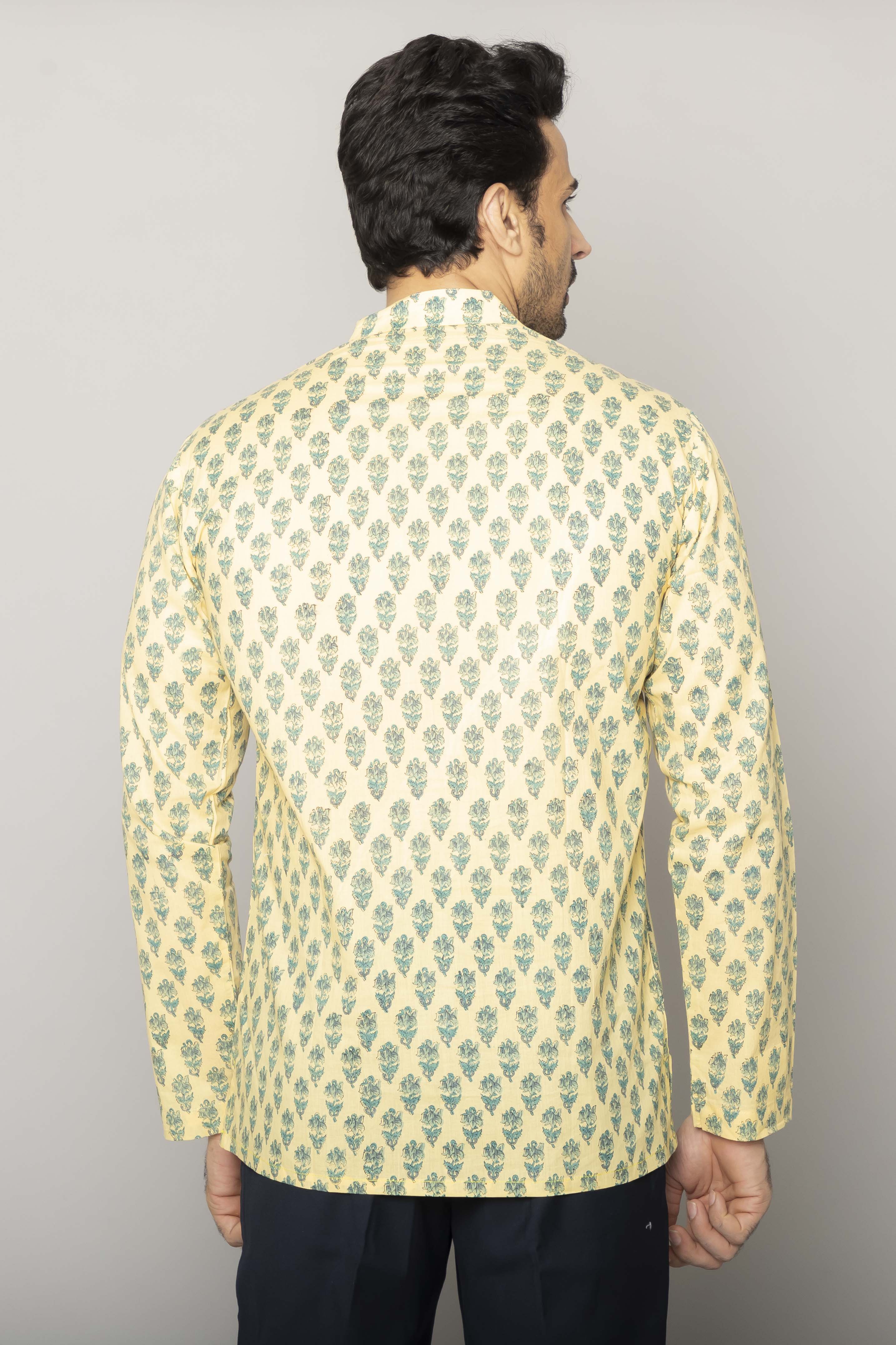 MLS SHORT KURTA FULL SLEEVES