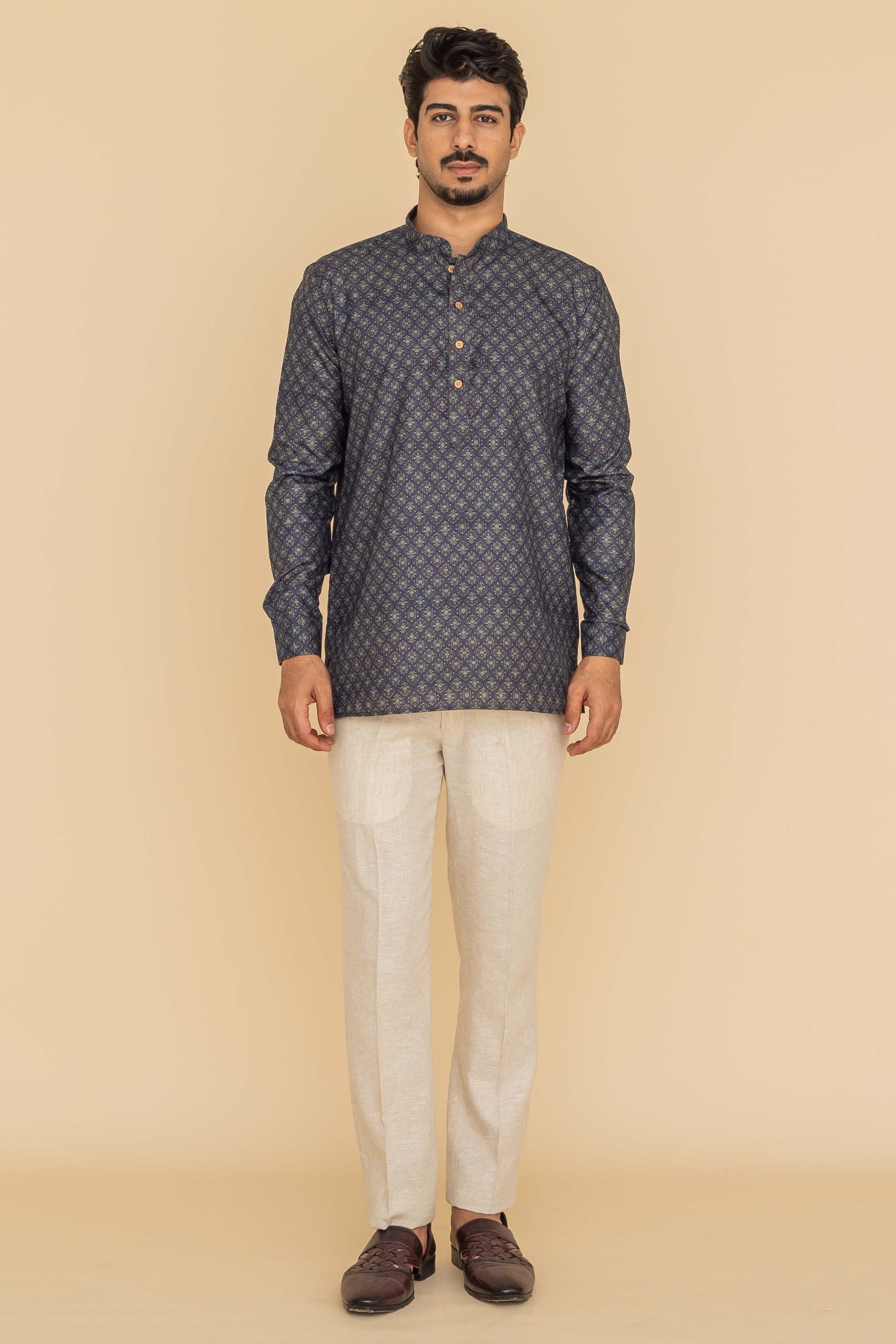 MLS SHORT KURTA FULL SLEEVES