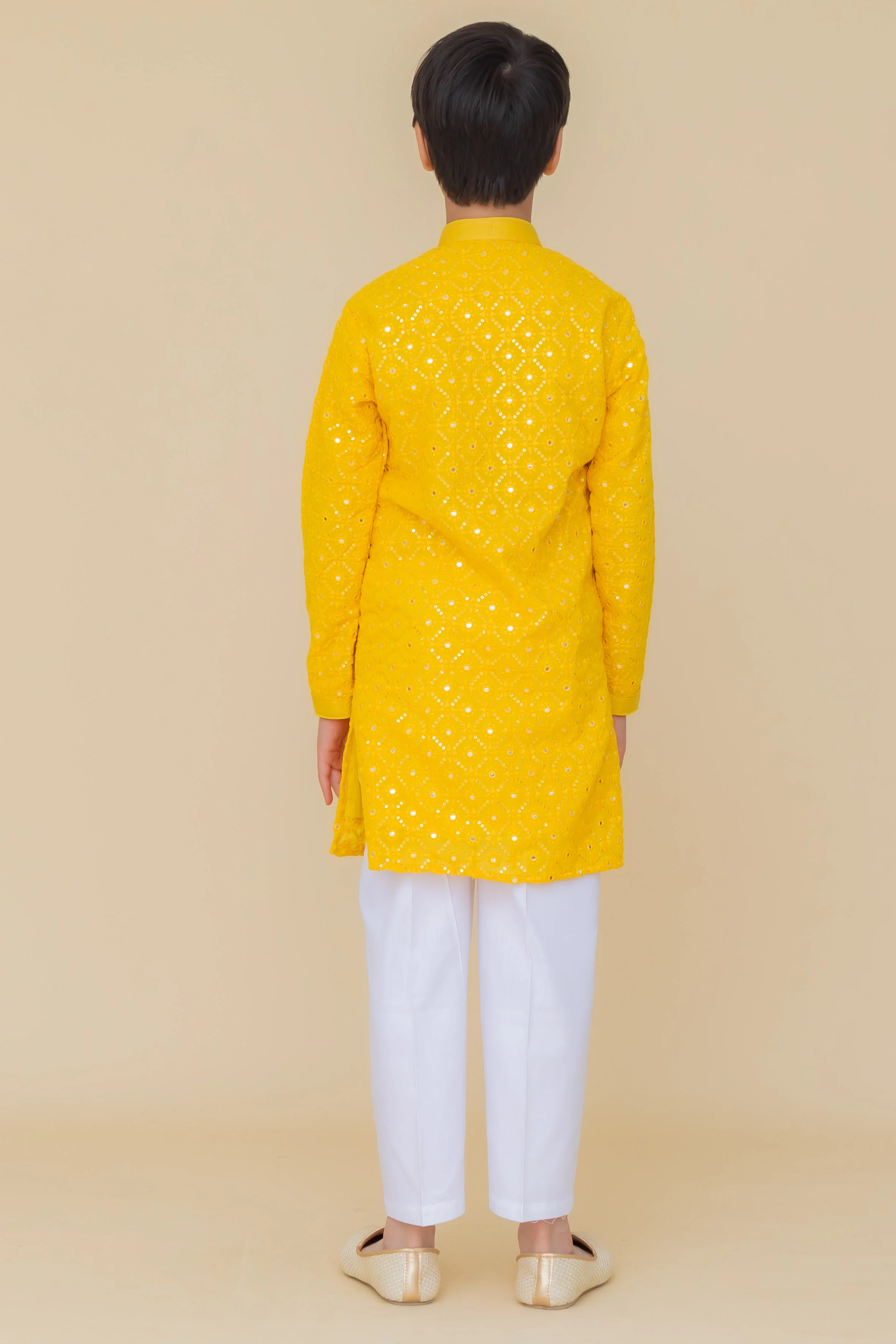 MLS KIDS CHIKANKARI KURTA PAJAMA