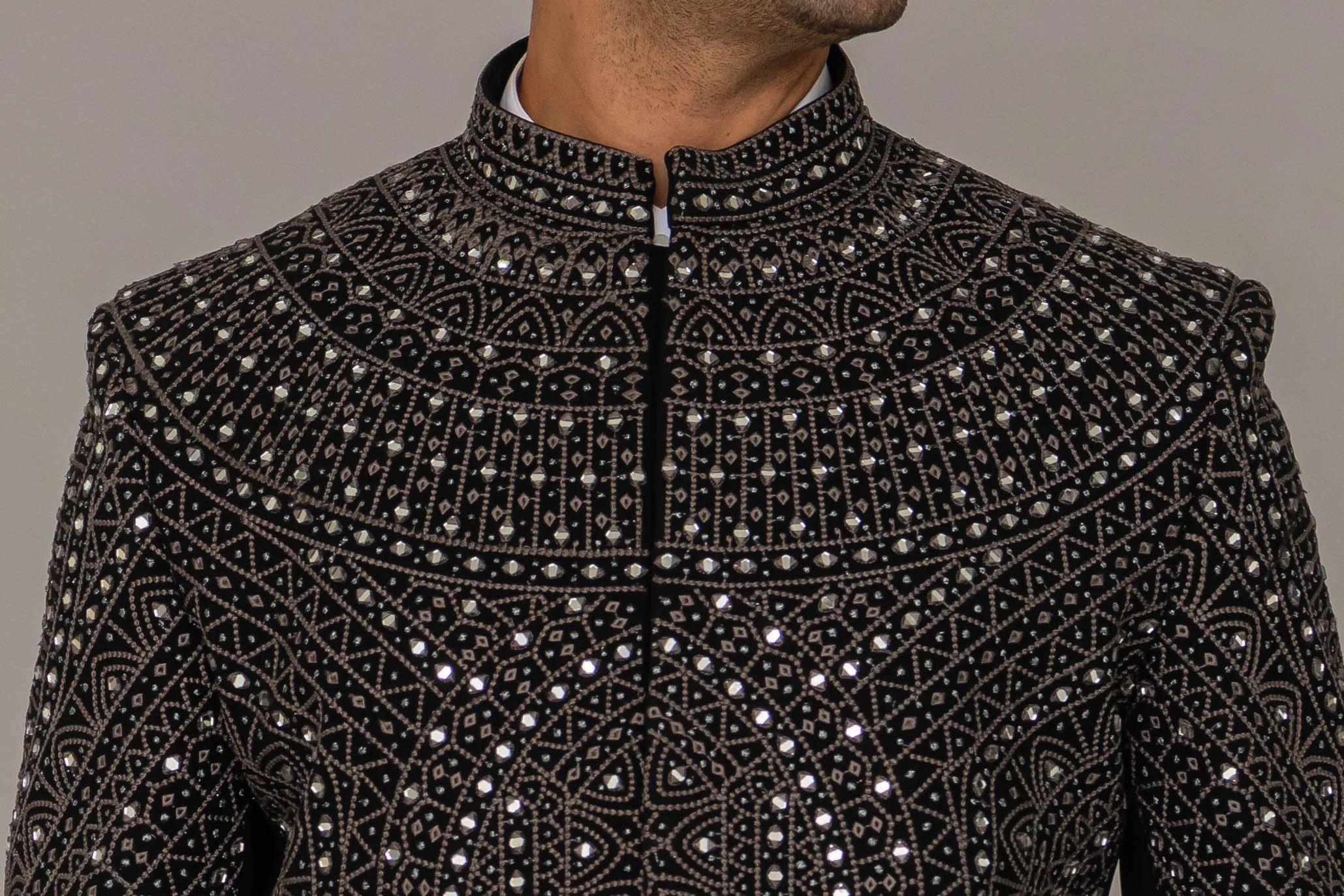 MLS EMBROIDERED JODHPURI SUIT