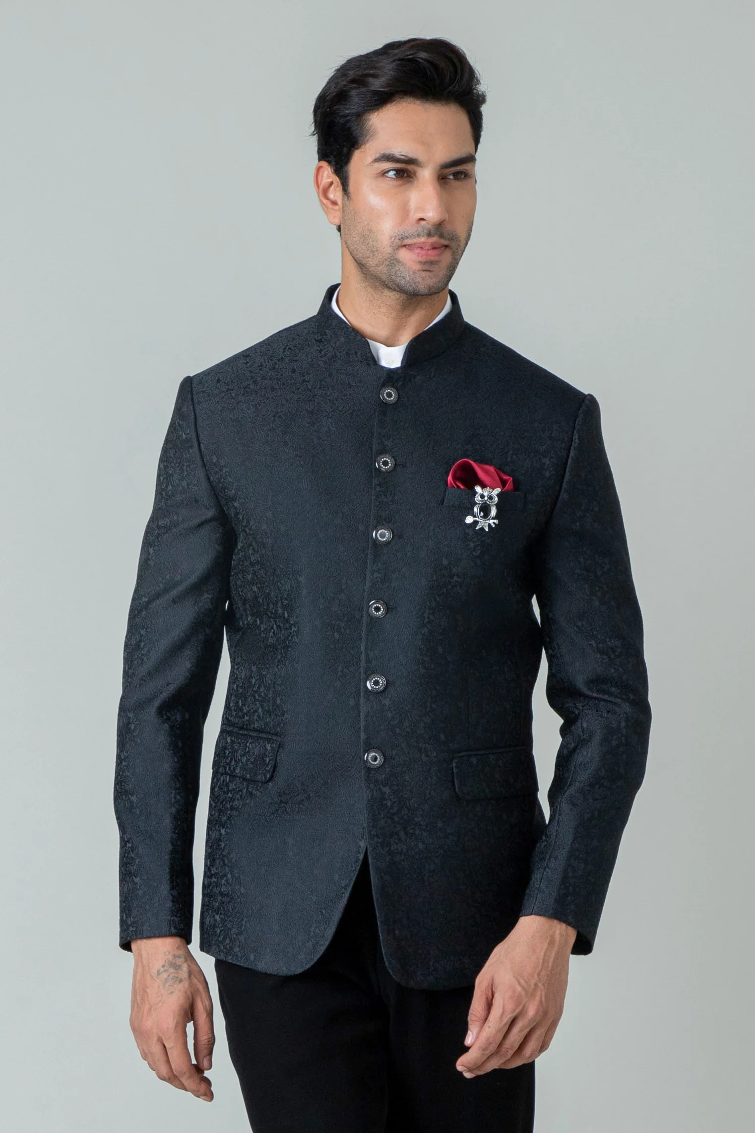 MLS PRINTED JODHPURI SUIT