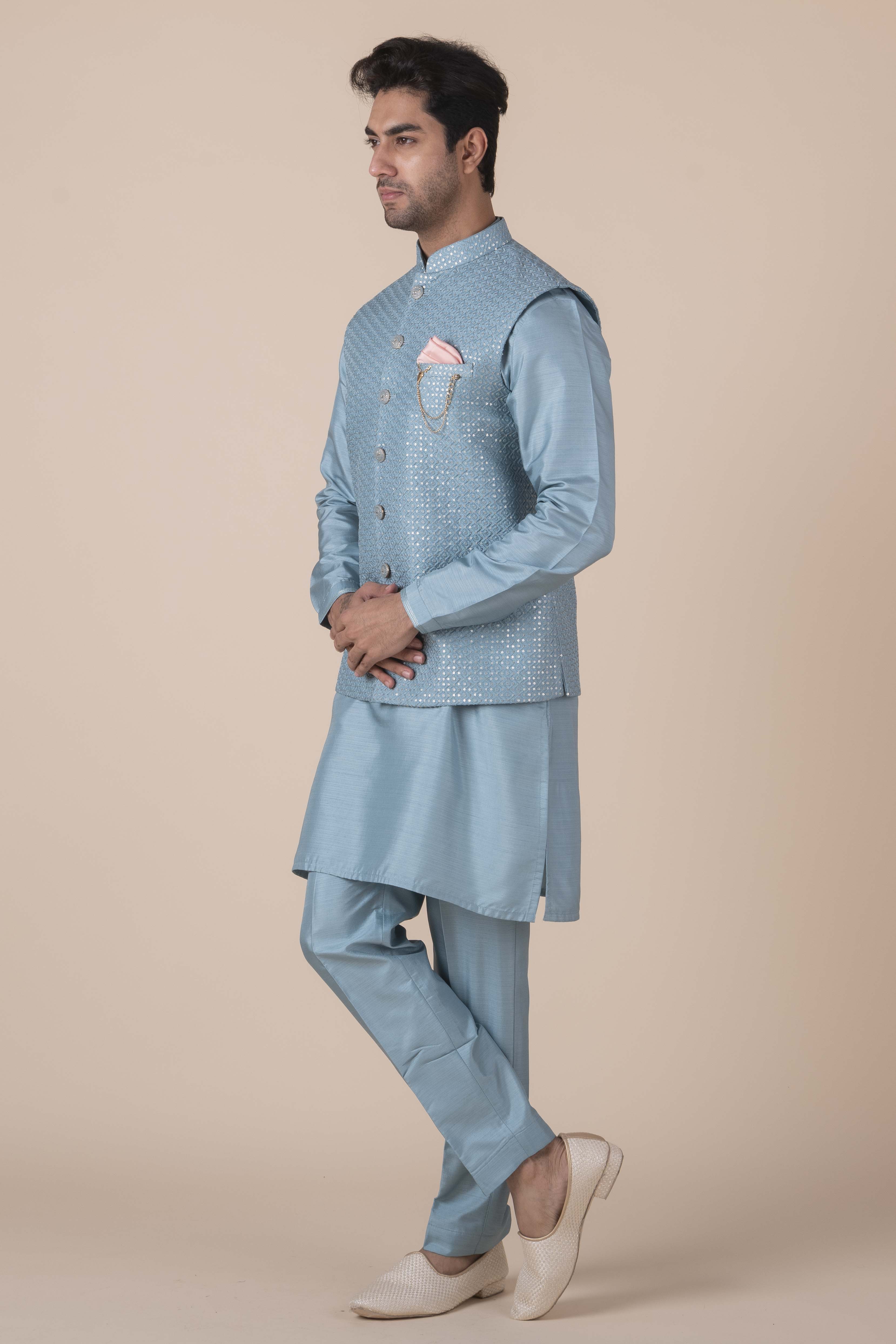 MLS KURTA JAWAHAR SET