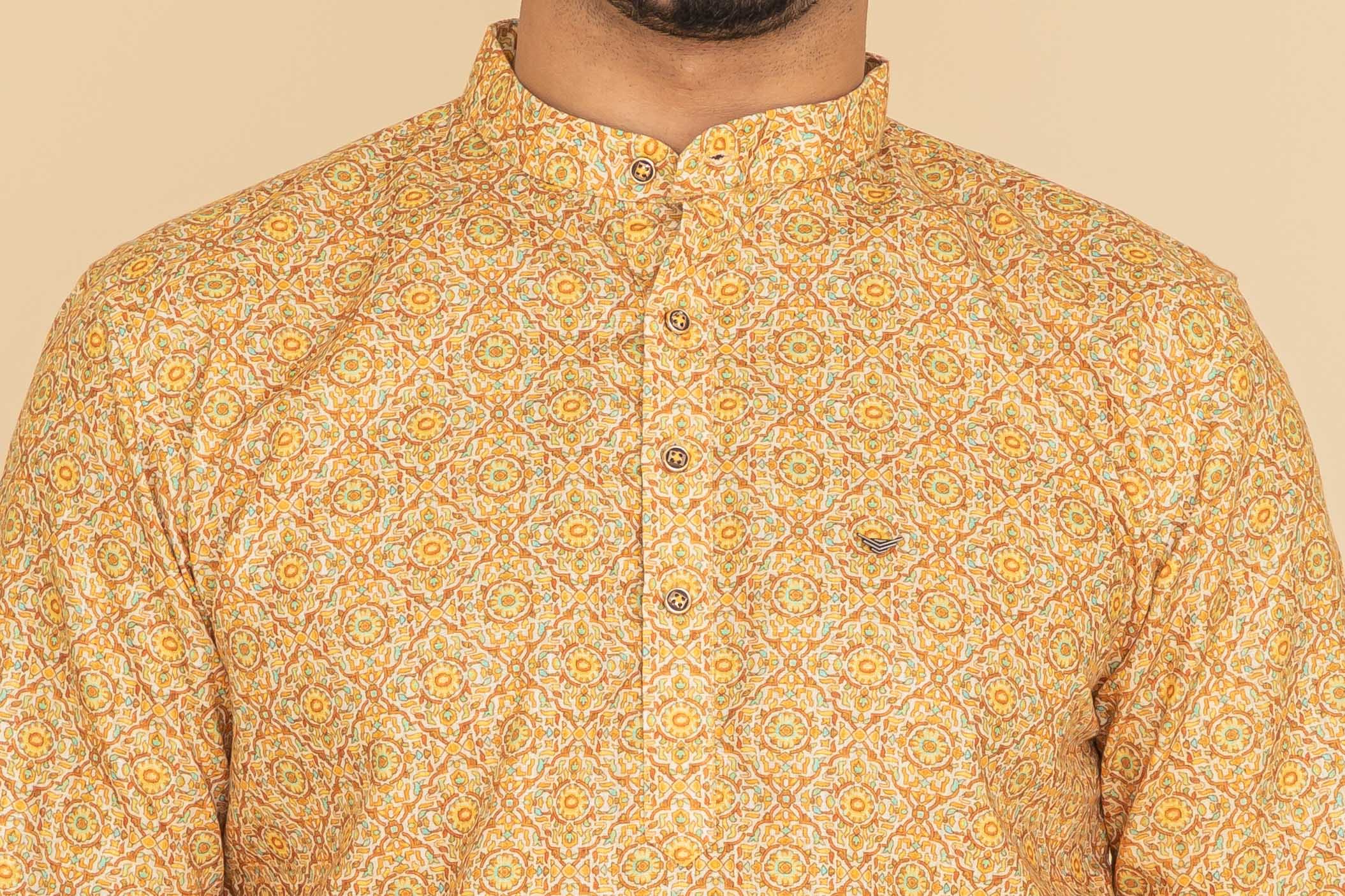 MLS SHORT KURTA FULL SLEEVES