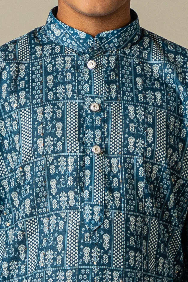 MLS KIDS PRINTED KURTA PAJAMA