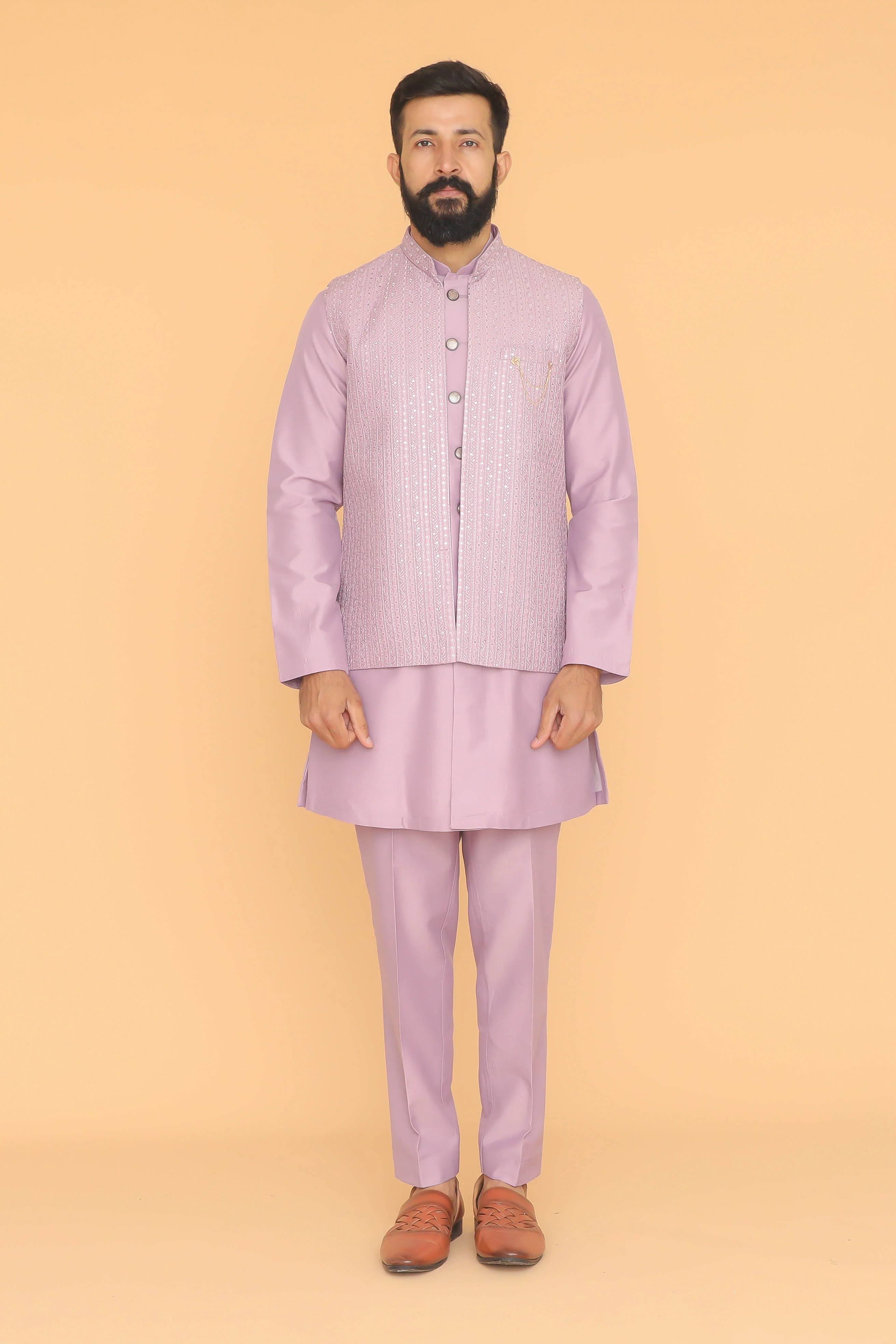 MLS KURTA JAWAHAR SET