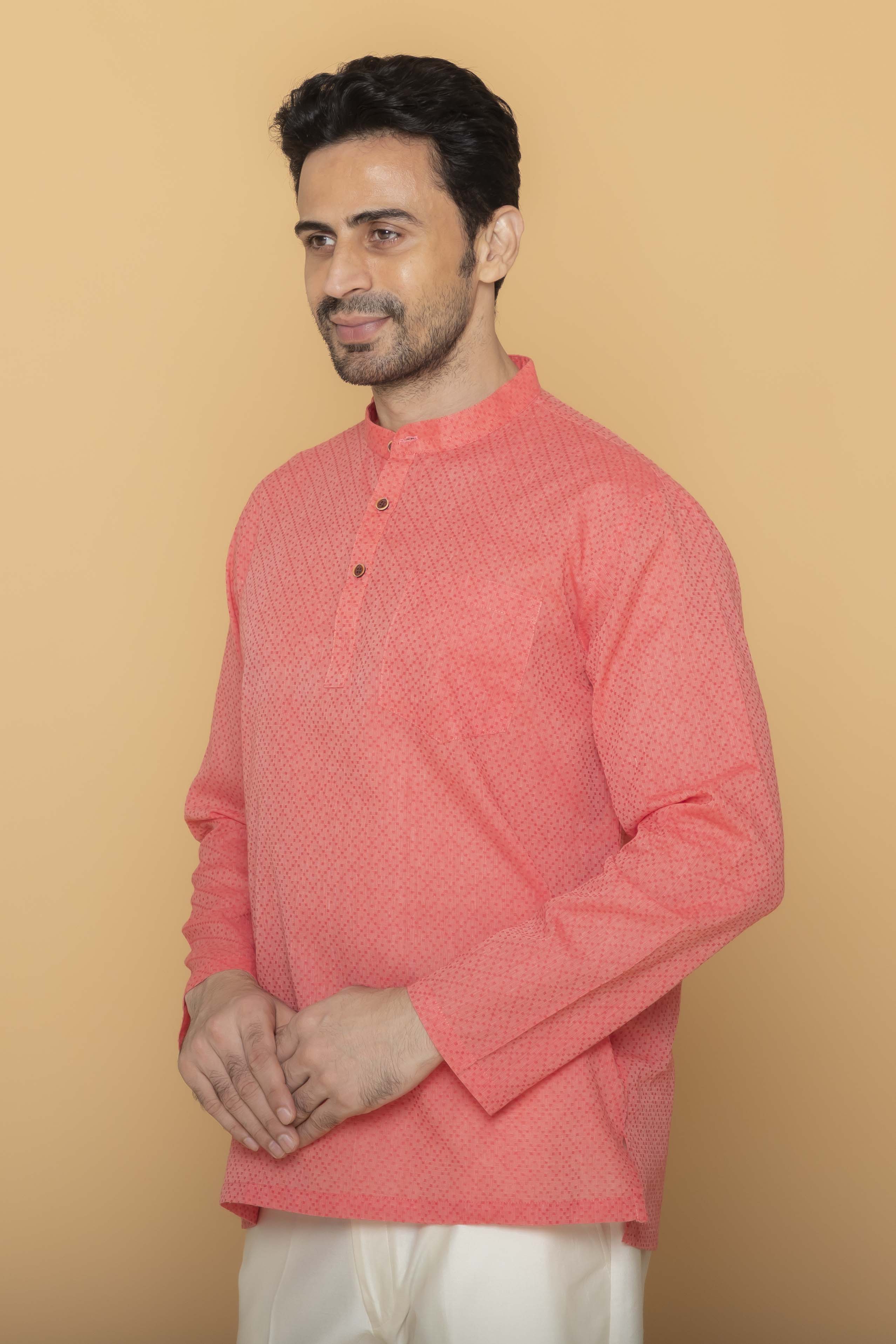 MLS SHORT KURTA FULL SLEEVES