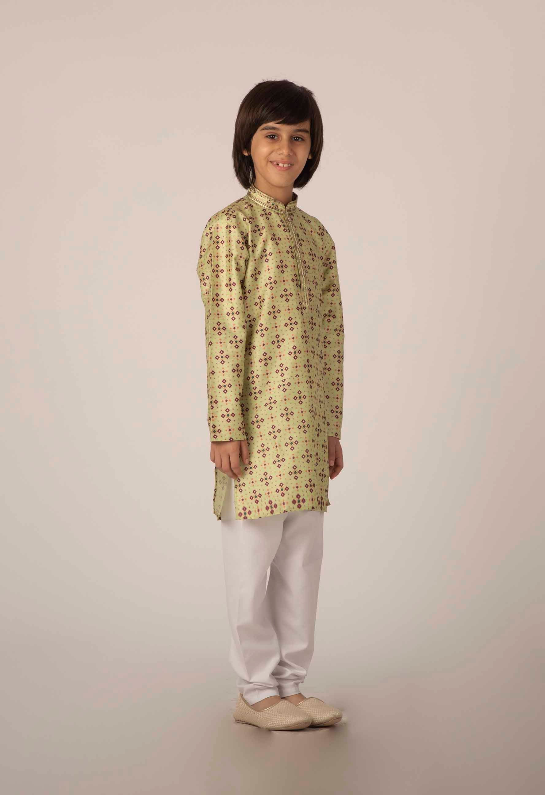 MLS KIDS KURTA PAJAMA PRINTED