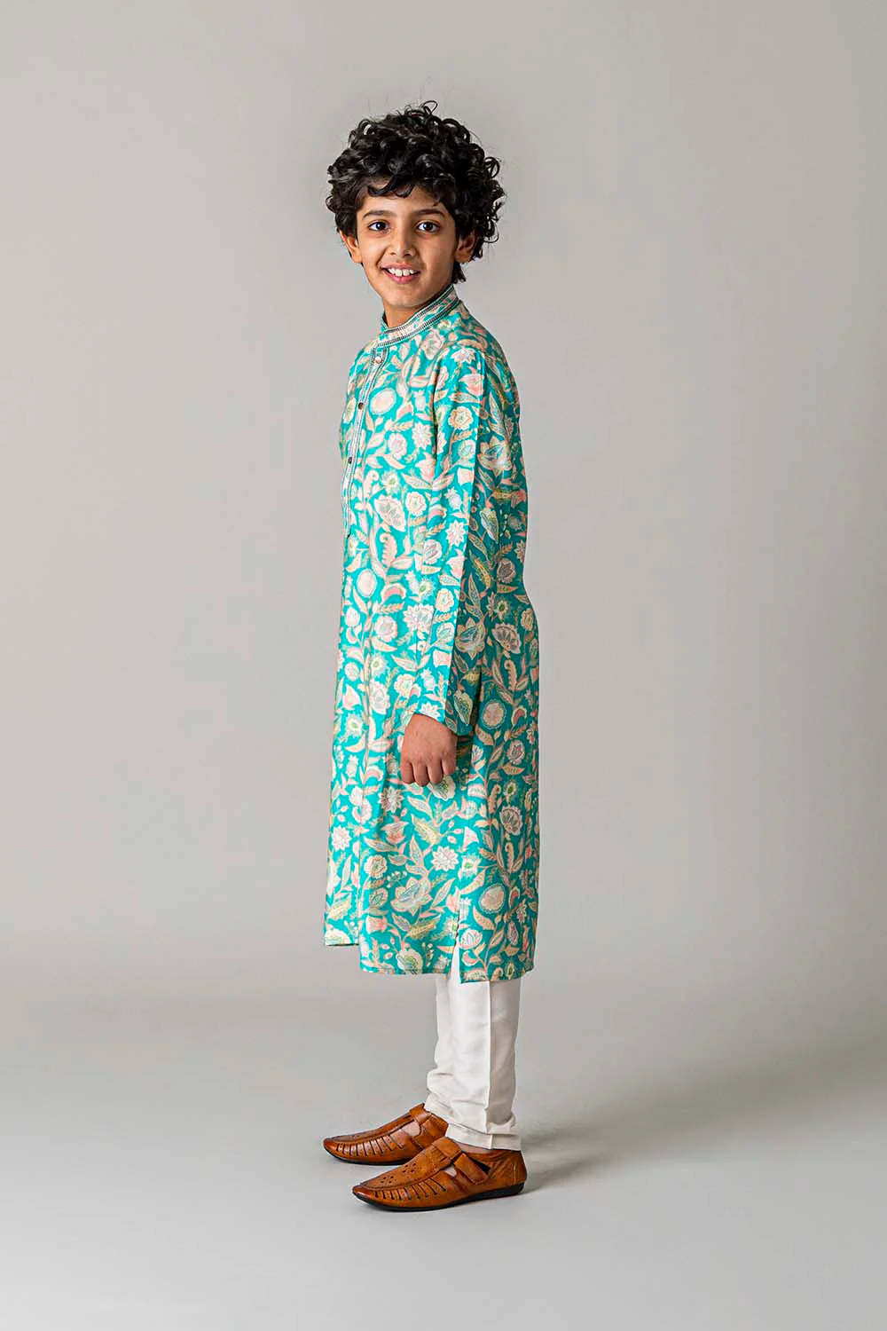 MLS KIDS PRINTED KURTA PAJAMA