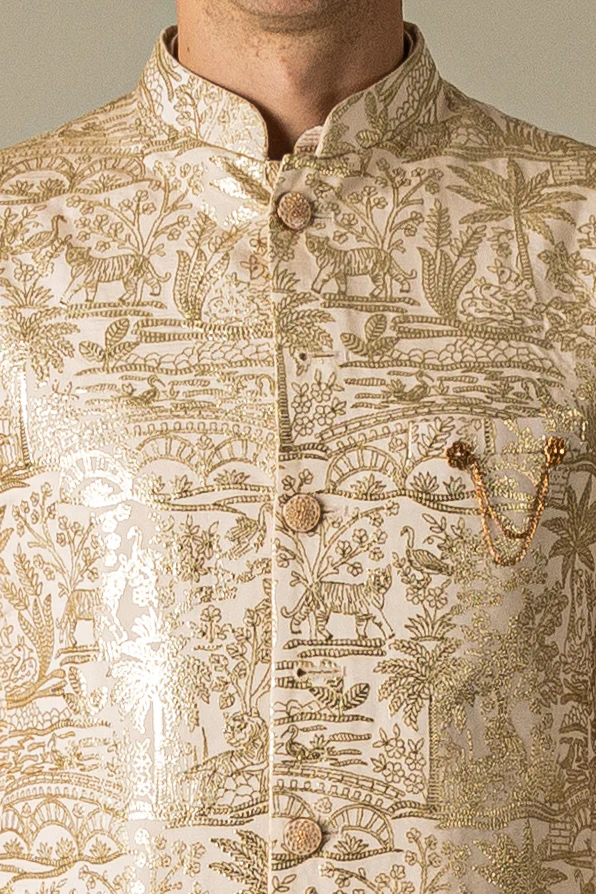 MLS KURTA JAWAHAR SET