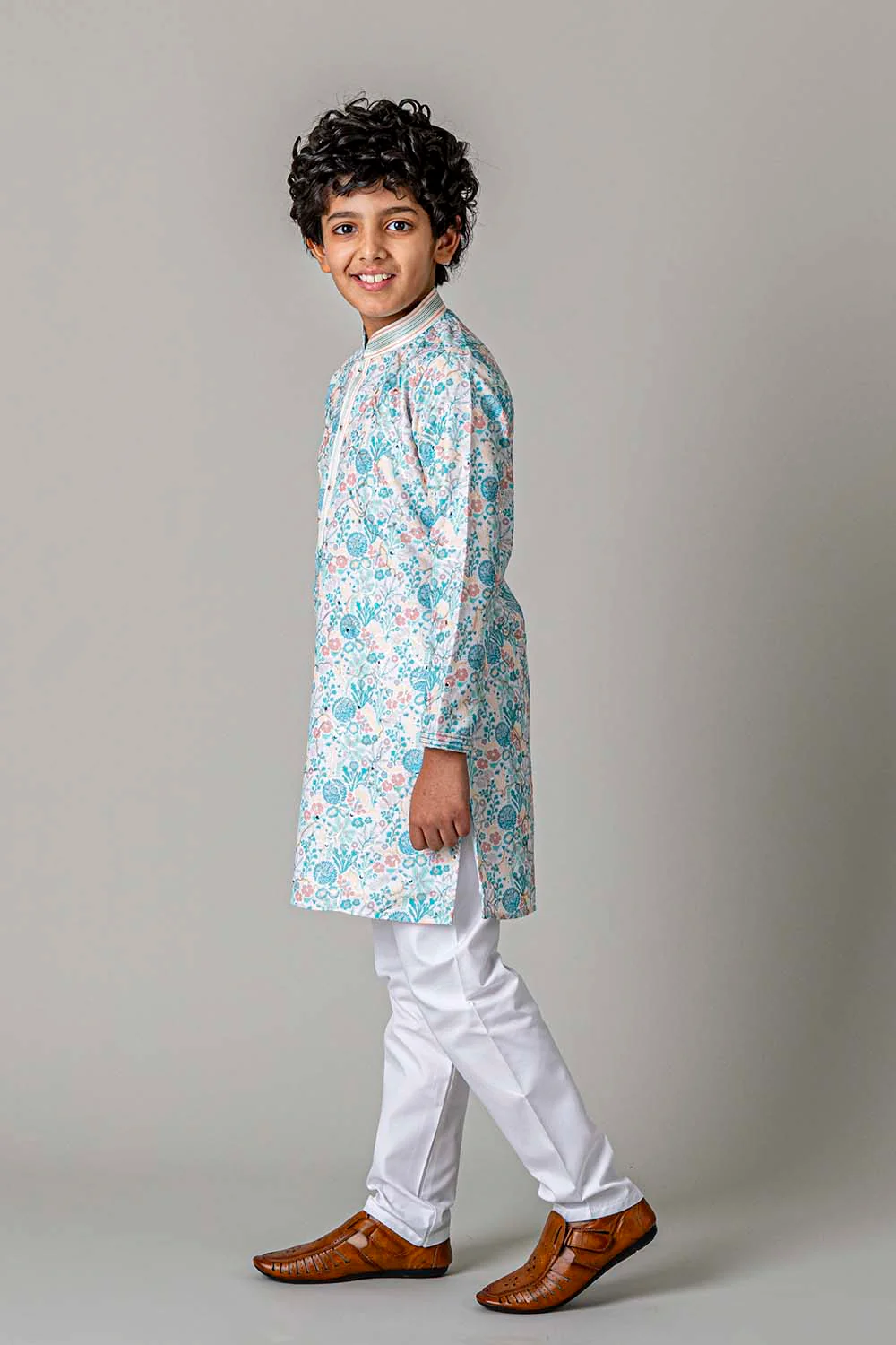 MLS KIDS EMBROIDERED KURTA PAJAMA
