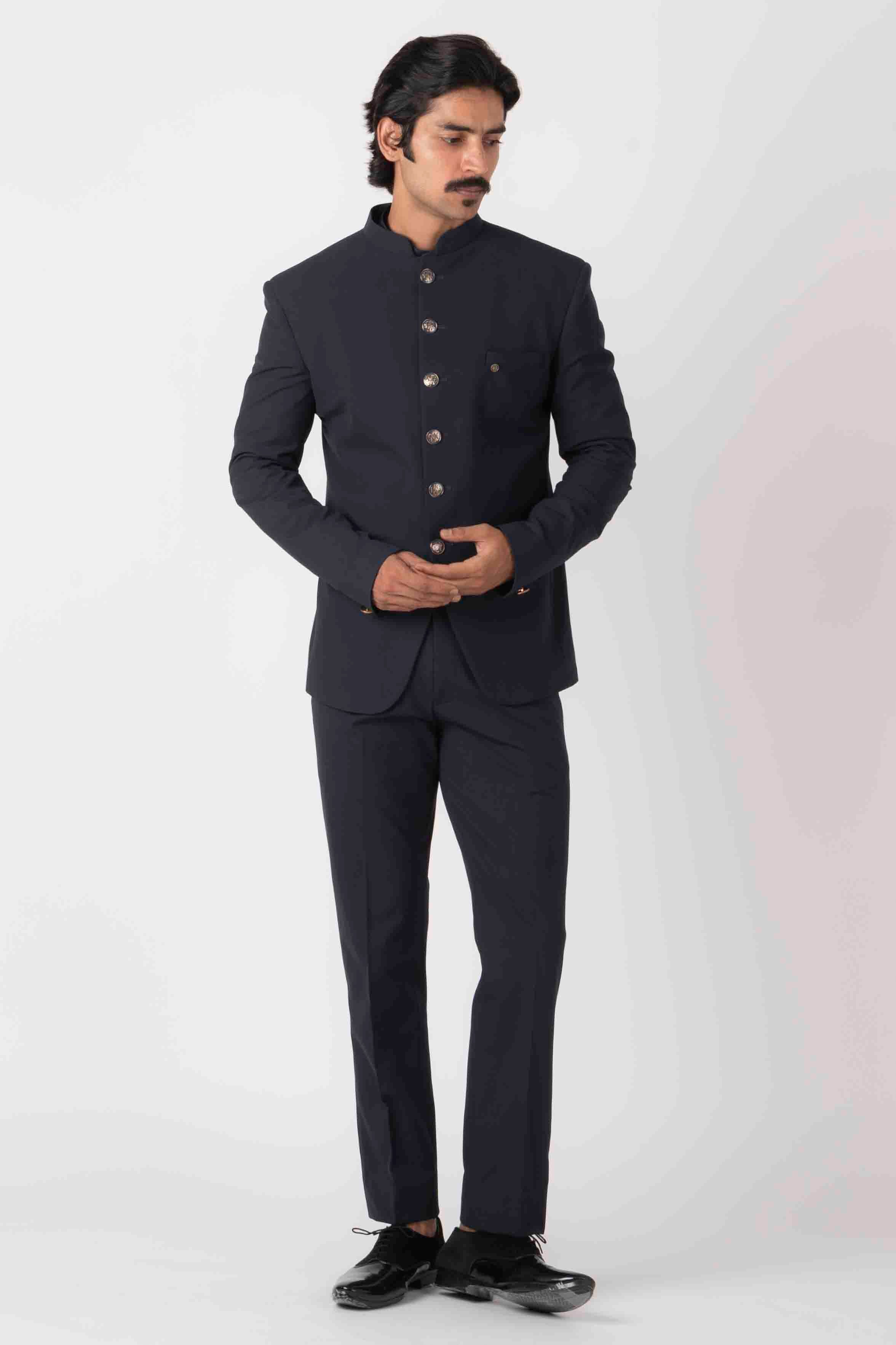 MLS PLAIN JODHPURI SUIT