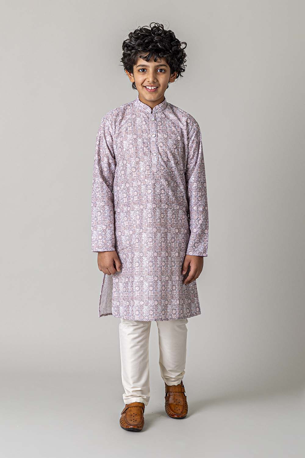 MLS KIDS PRINTED KURTA PAJAMA