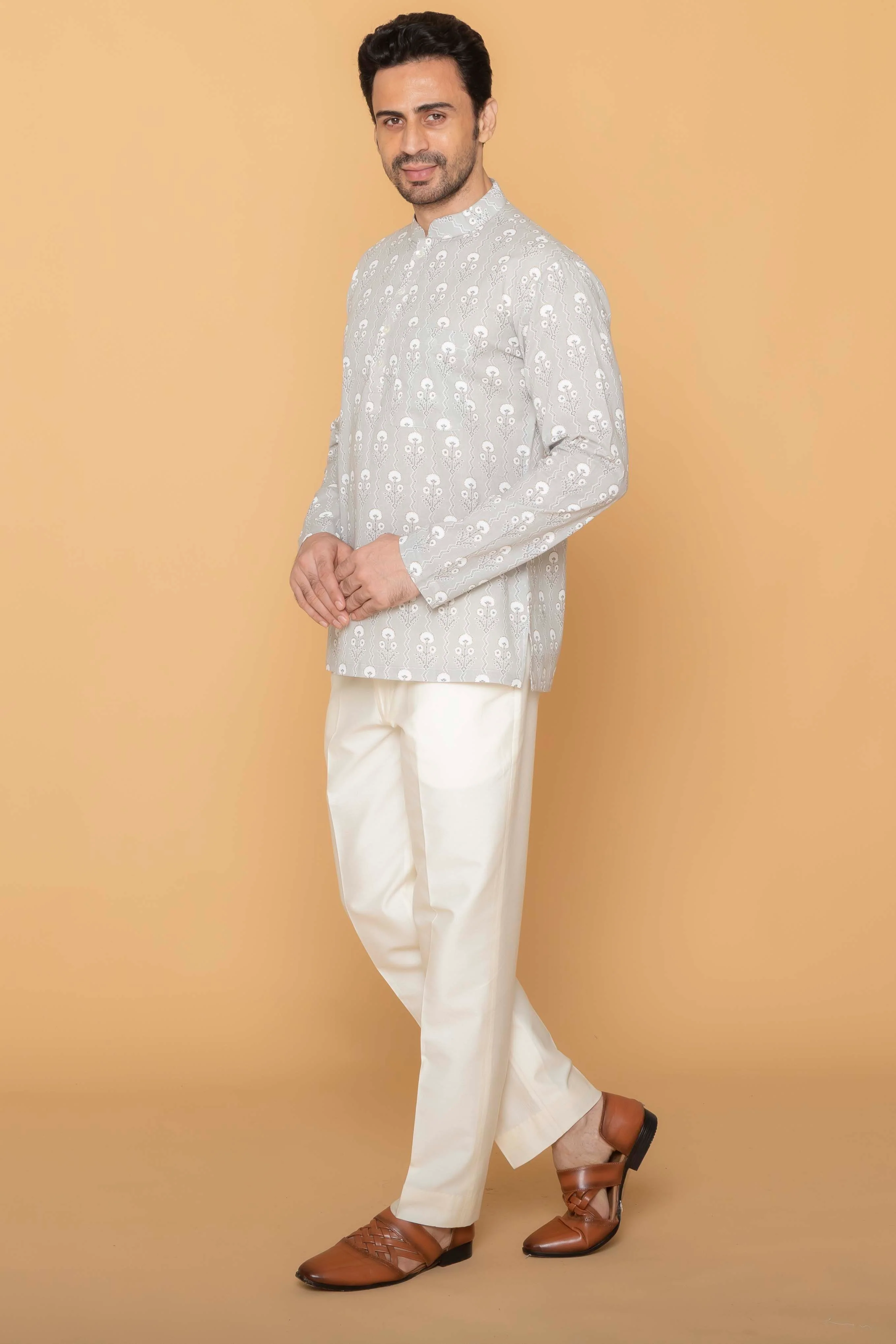 MLS SHORT KURTA FULL SLEEVES