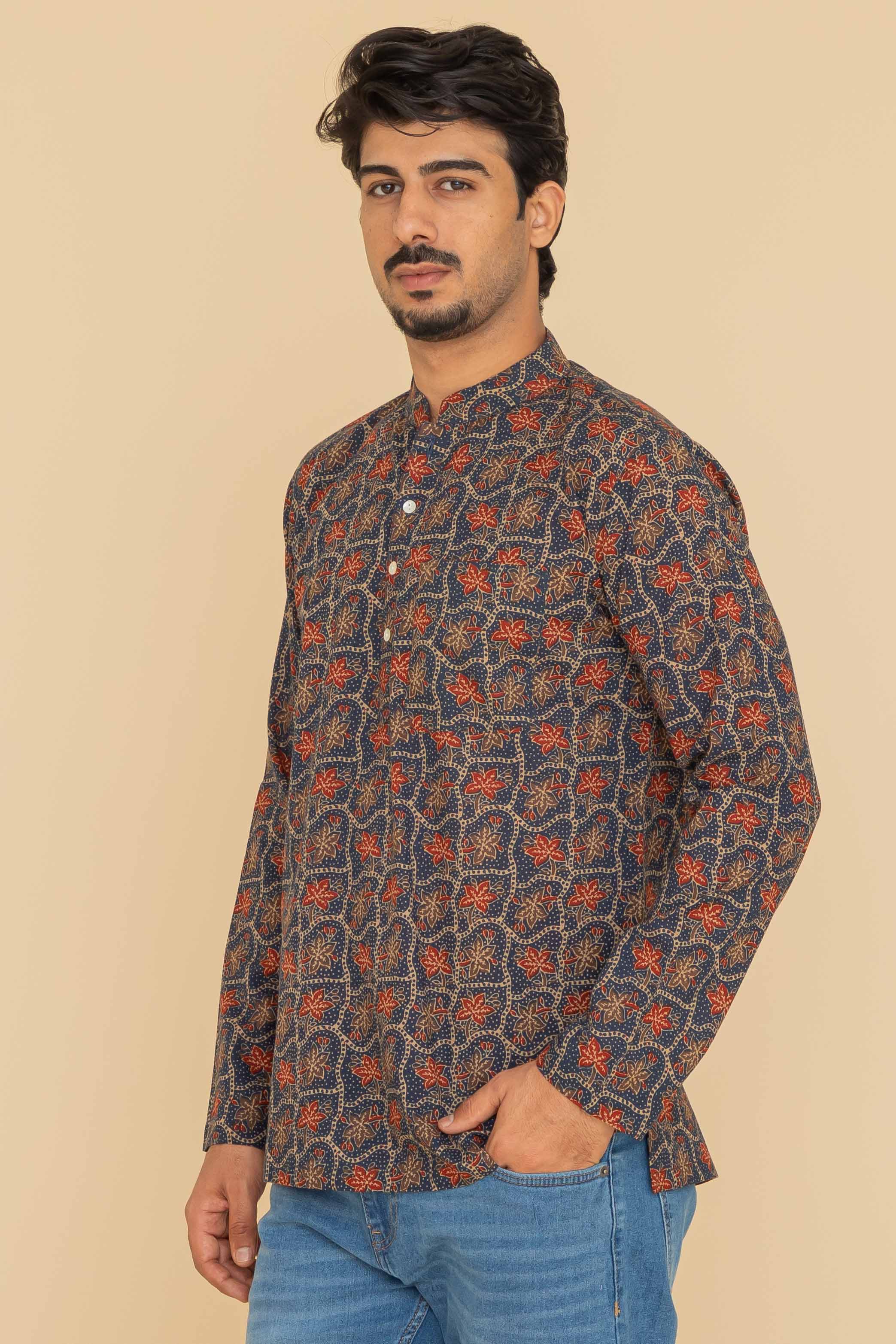 MLS SHORT KURTA FULL SLEEVES