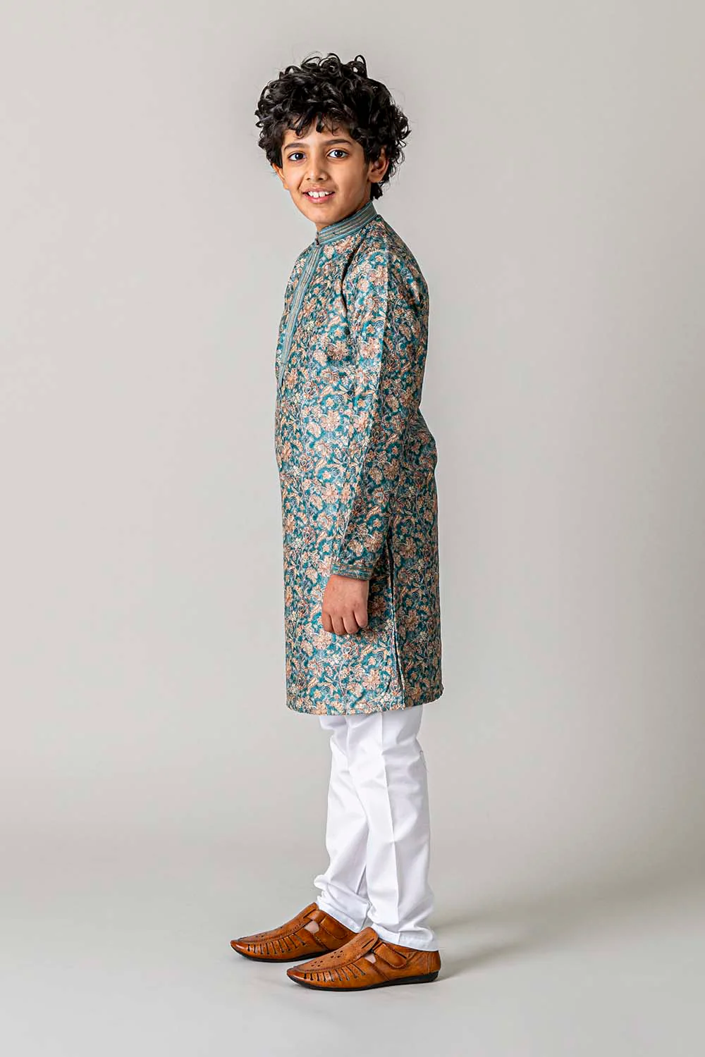 MLS KIDS PRINTED KURTA PAJAMA