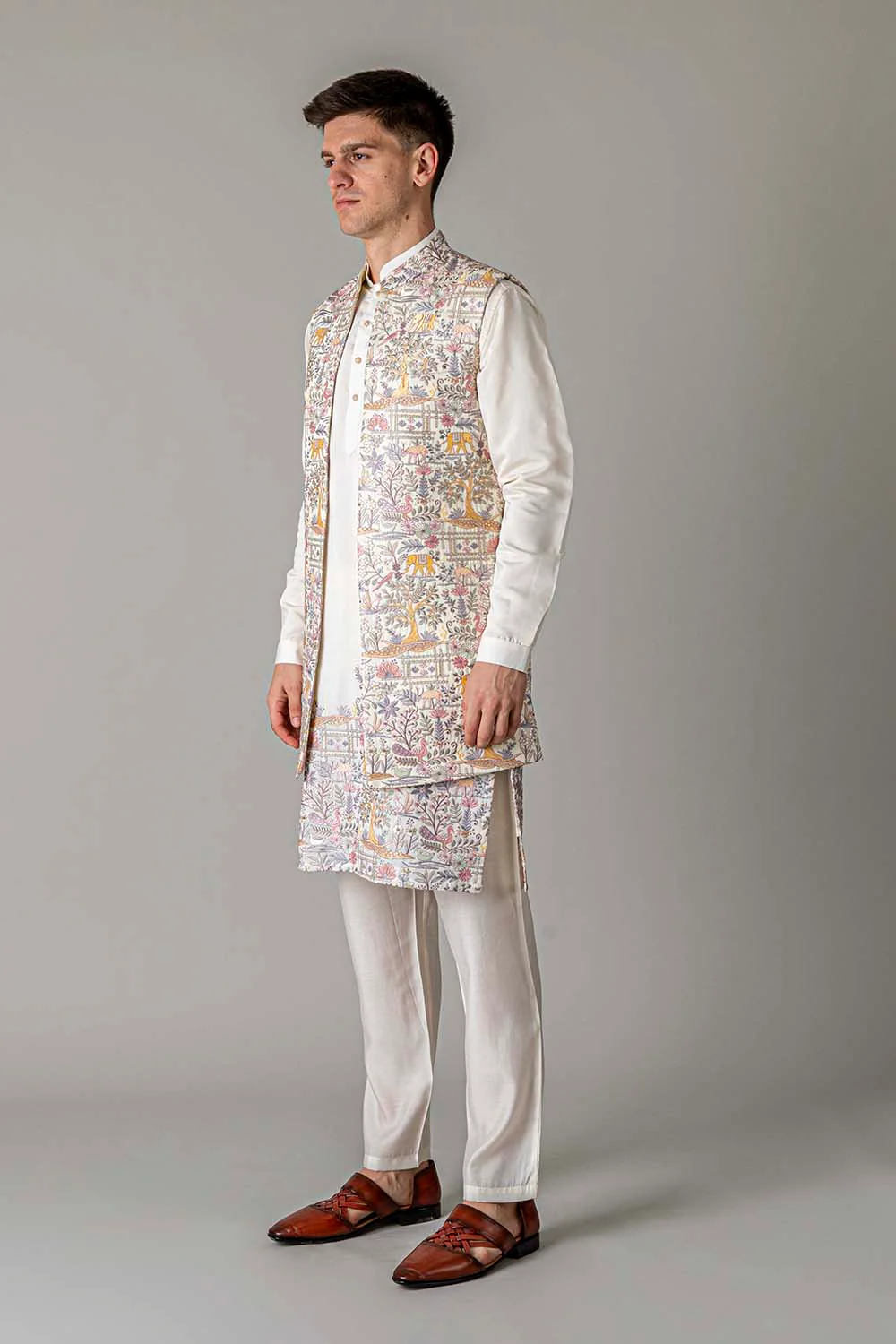 MLS KURTA JAWAHAR SET