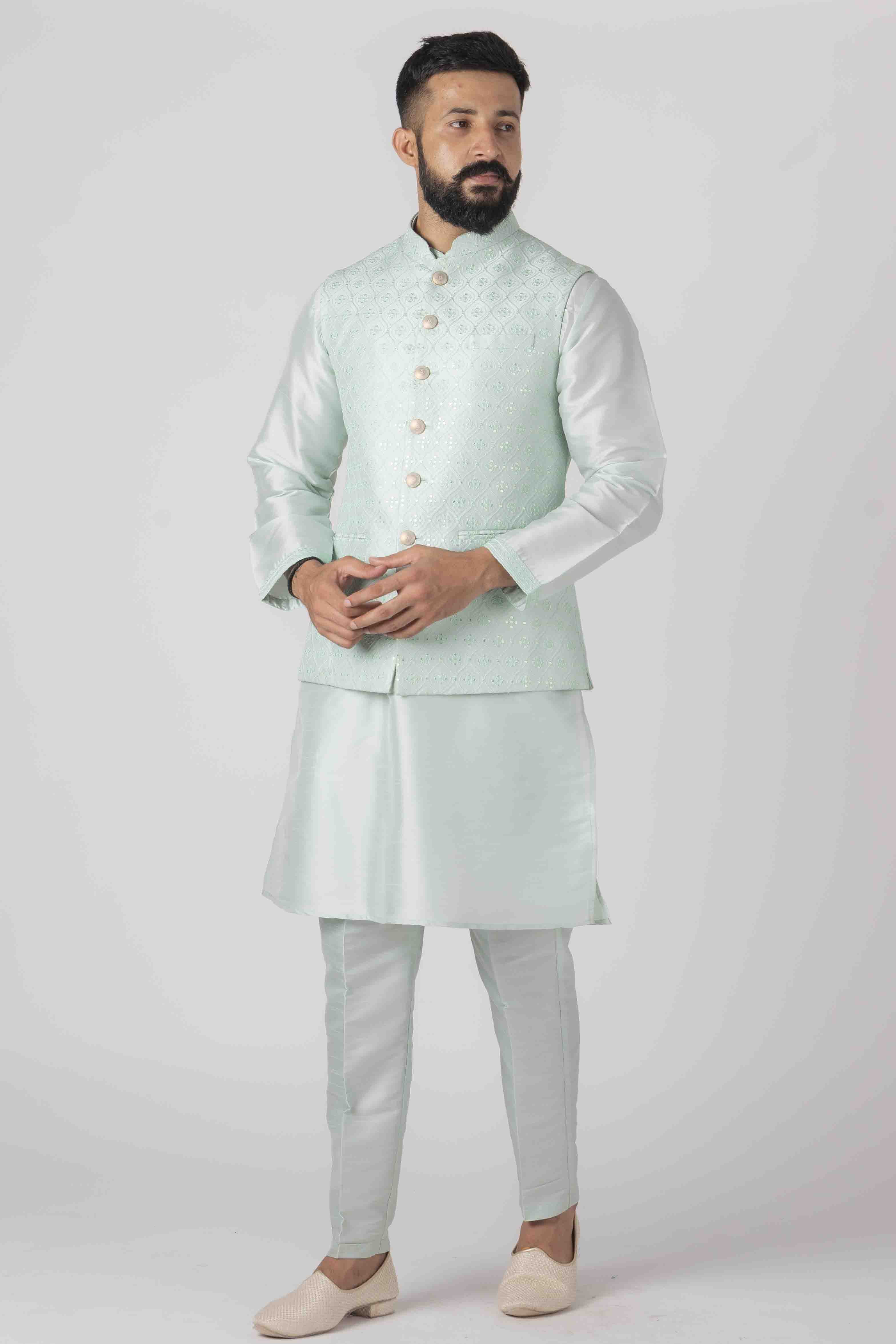 MLS KURTA JAWAHAR SET