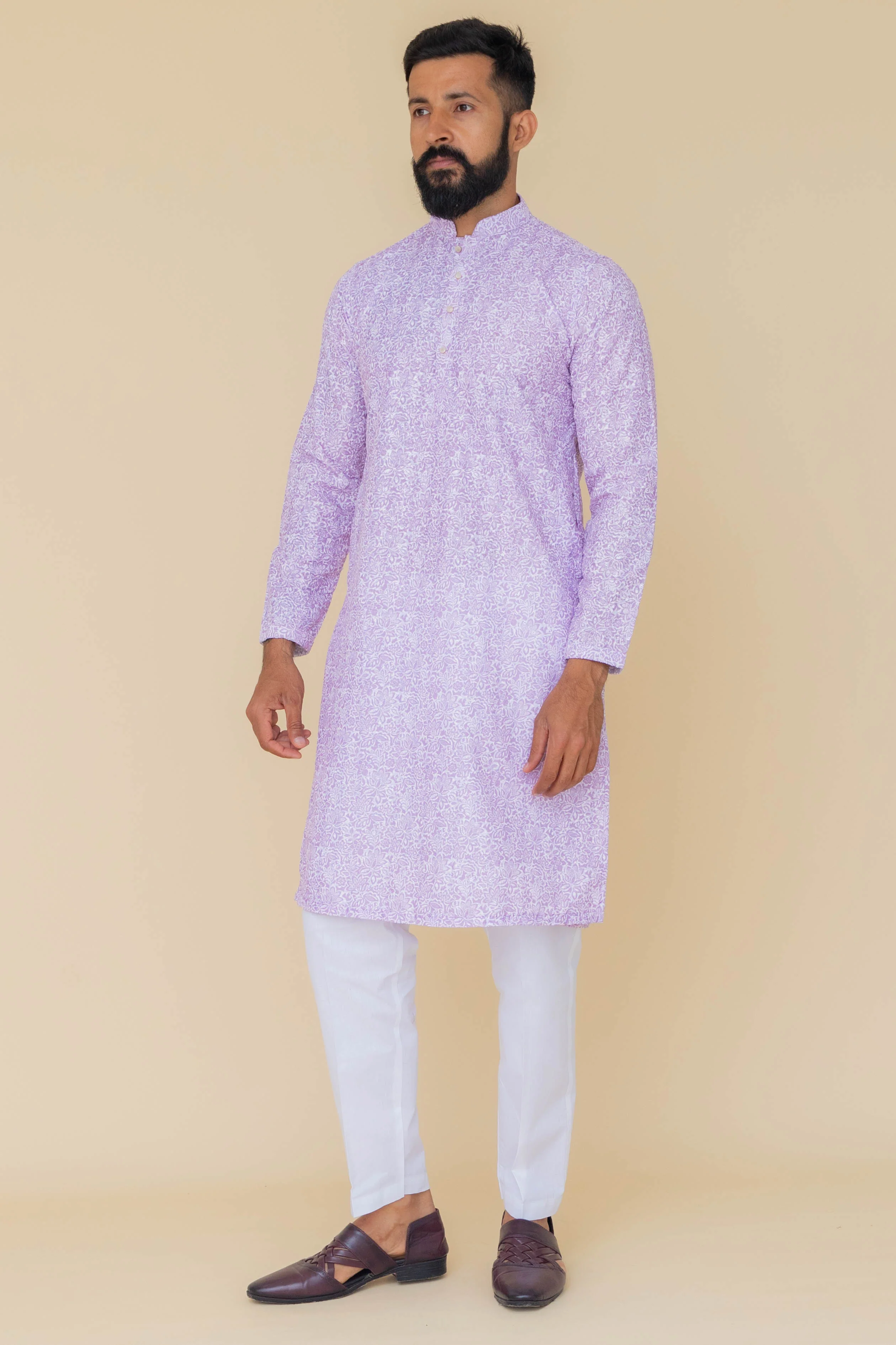 MLS PRINTED KURTA PAJAMA