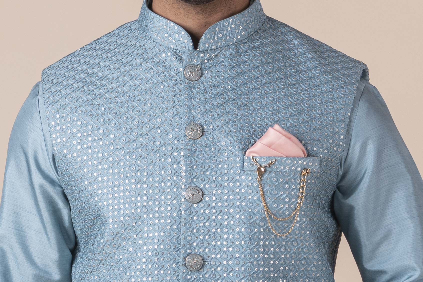 MLS KURTA JAWAHAR SET