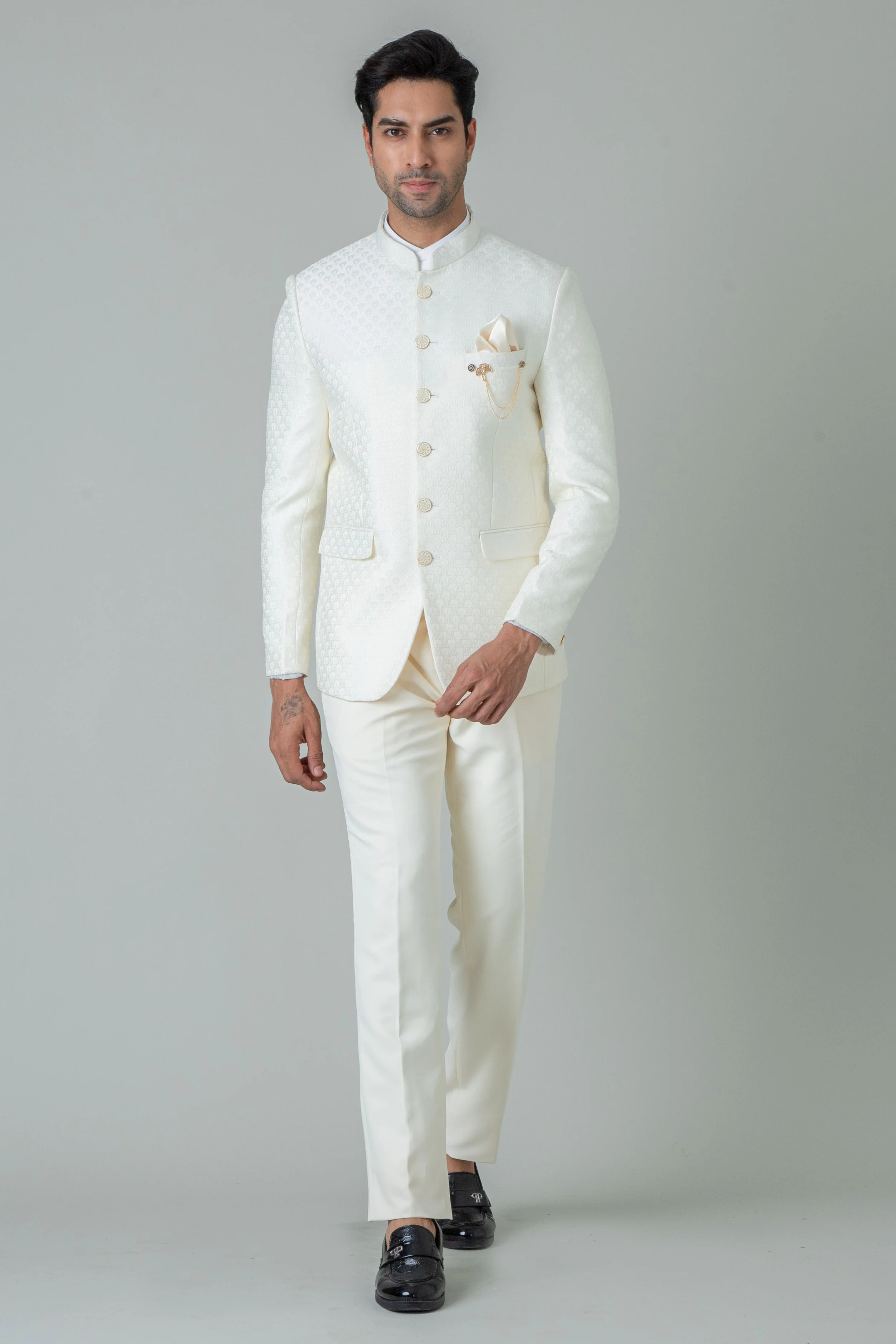 MLS PRINTED JODHPURI SUIT