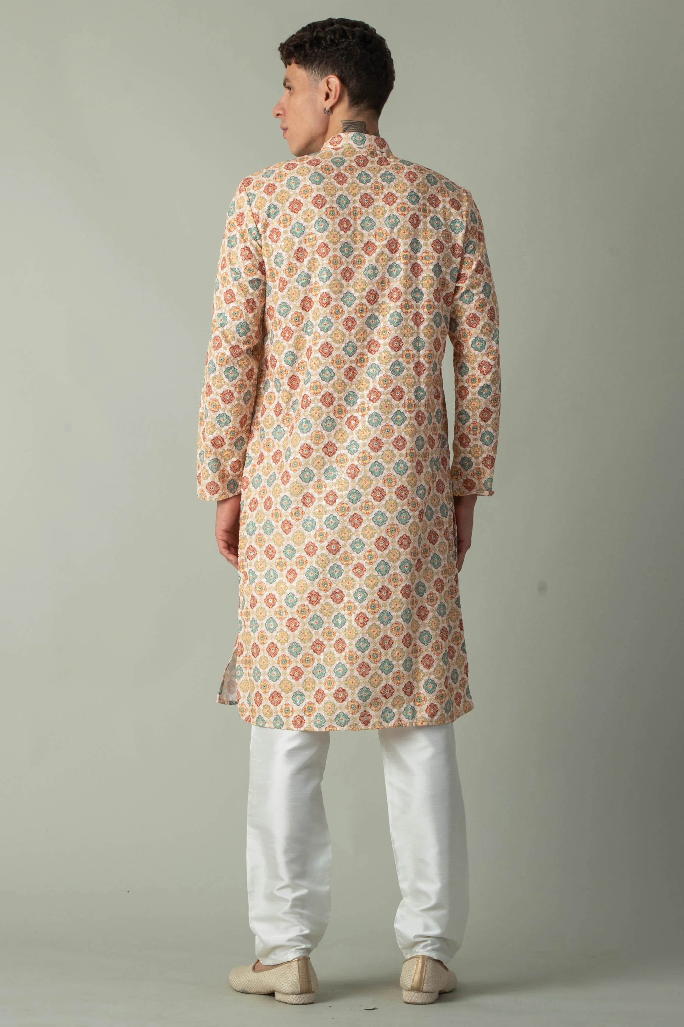 MLS PRINTED KURTA PAJAMA