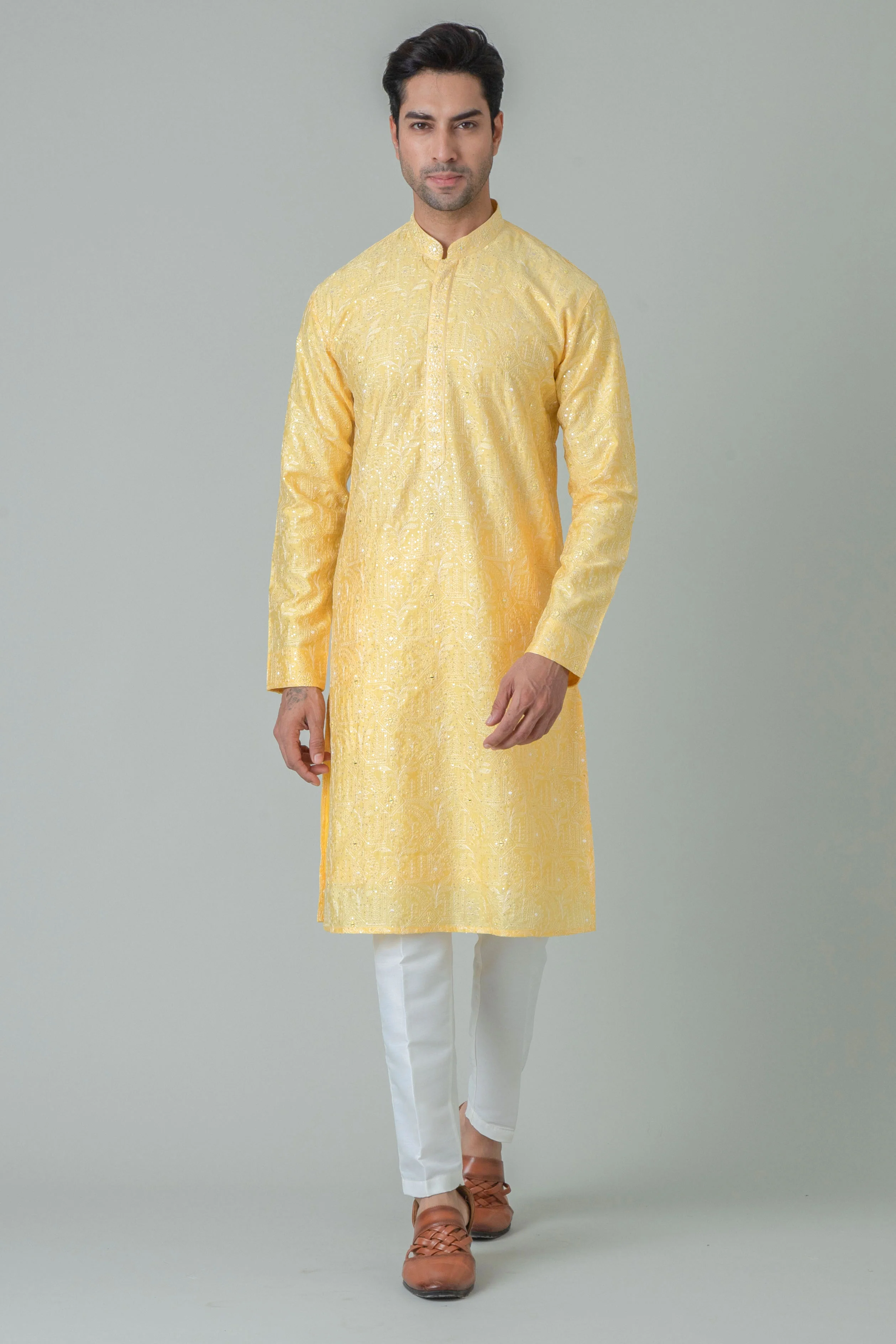 MLS  KURTA PAJAMA WITH STOLE
