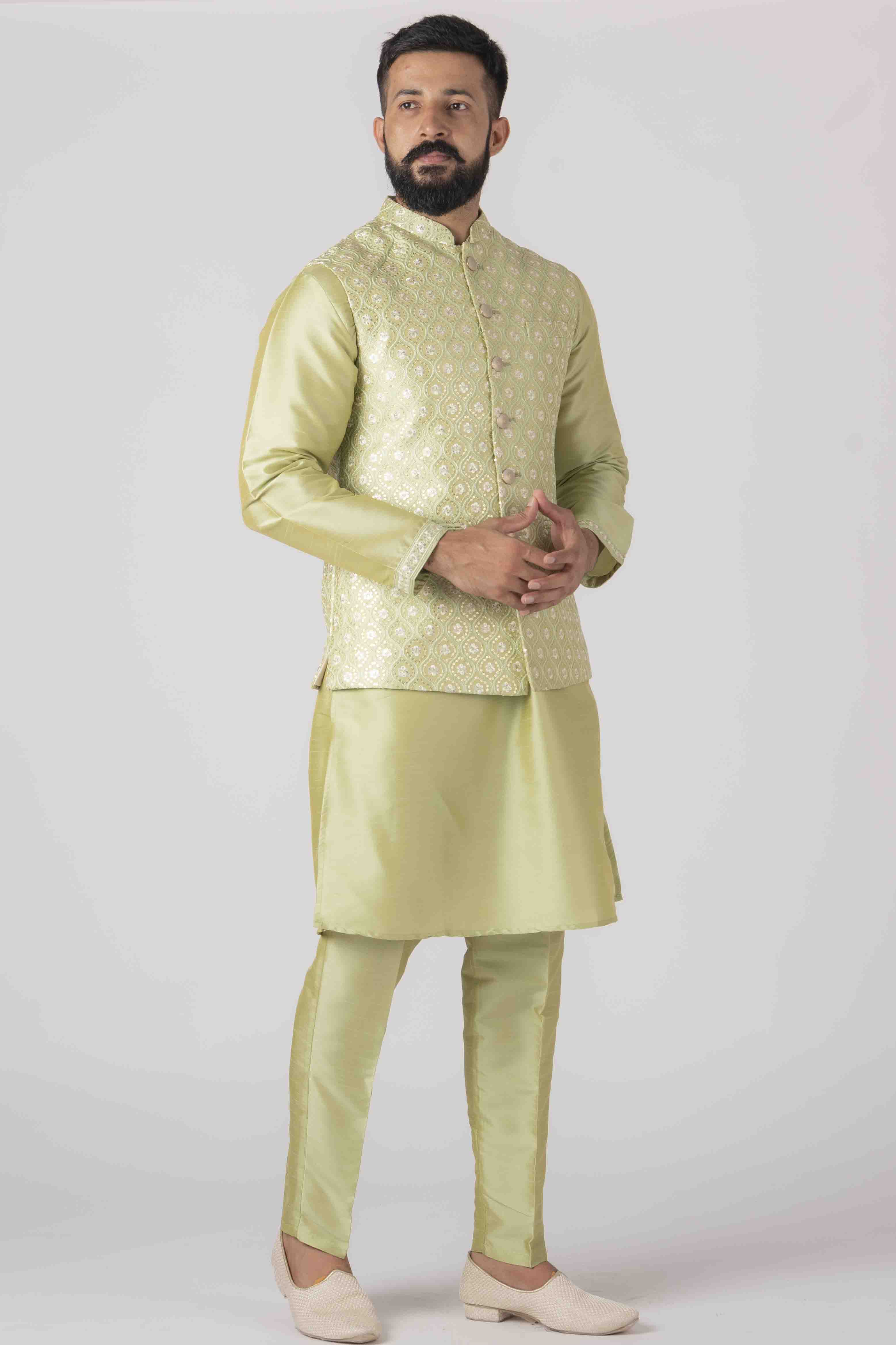 MLS KURTA JAWAHAR SET