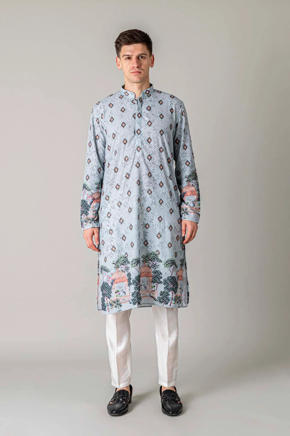 MLS PRINTED KURTA PAJAMA