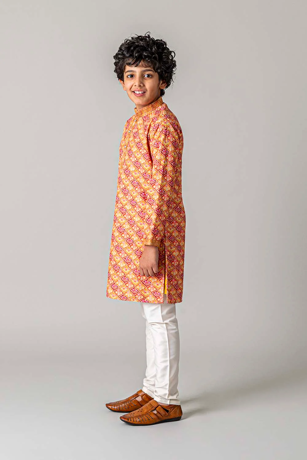 MLS KIDS PRINTED KURTA PAJAMA