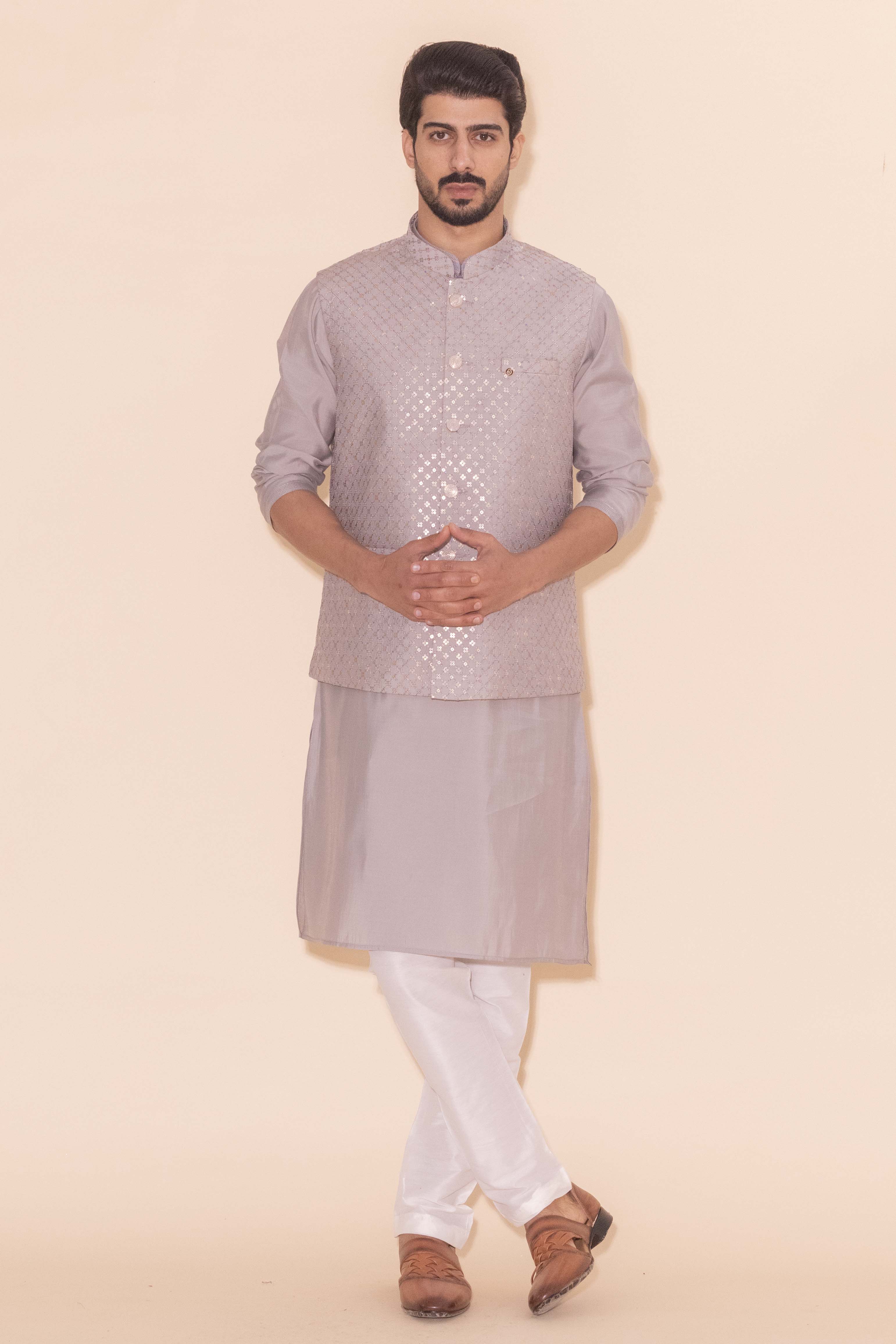 MLS KURTA JAWAHAR SET