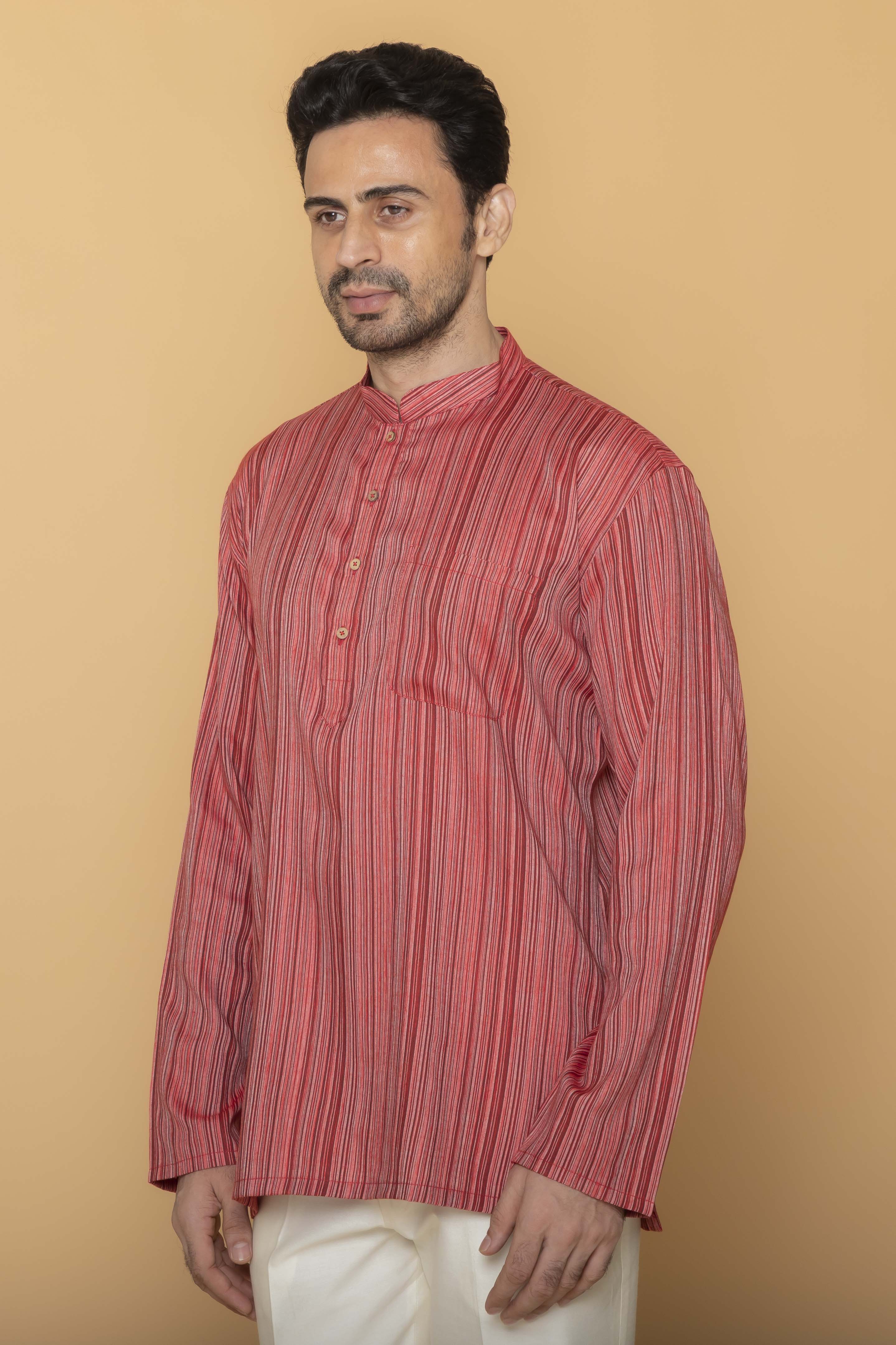 MLS SHORT KURTA FULL SLEEVES