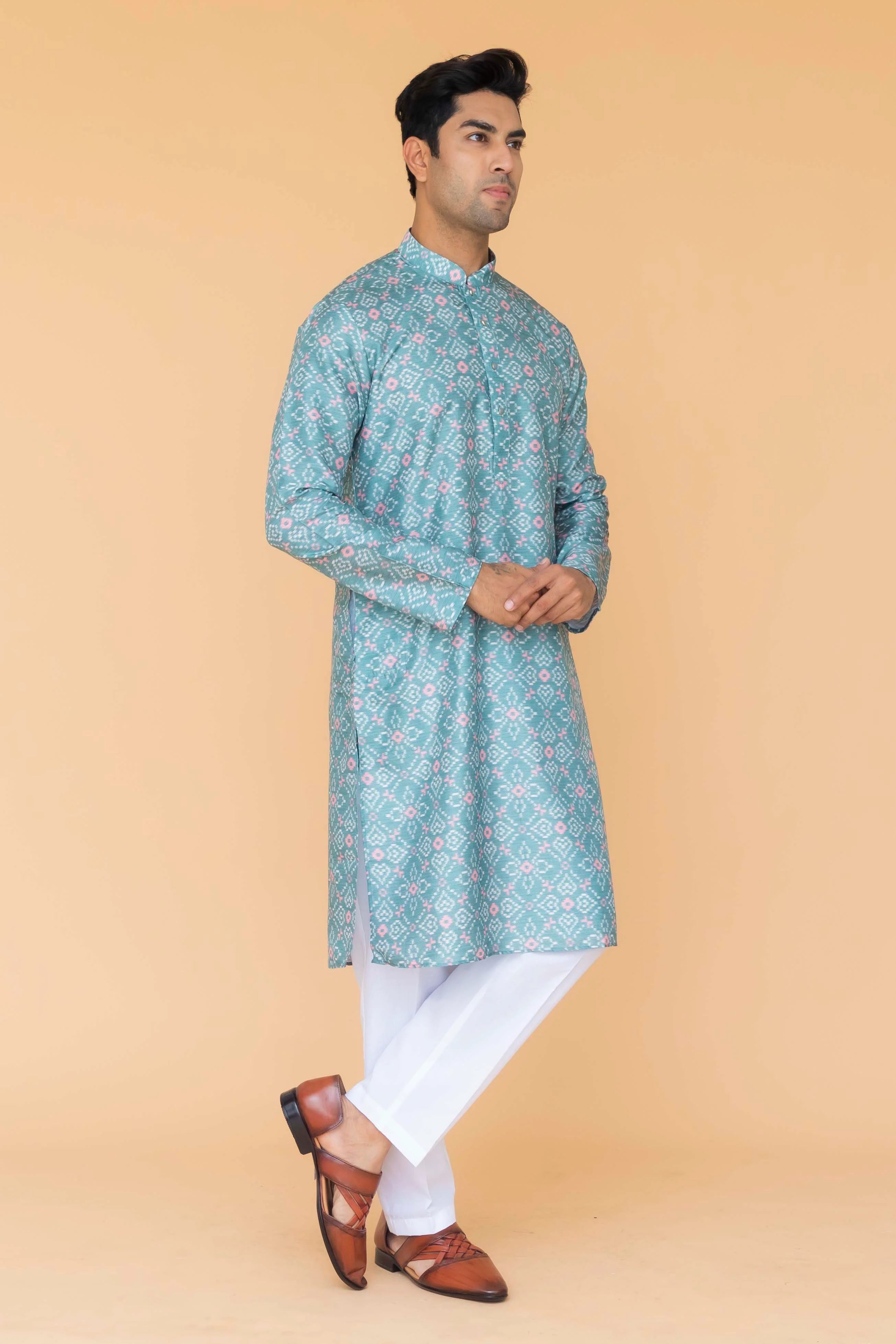 MLS PRINTED KURTA PAJAMA