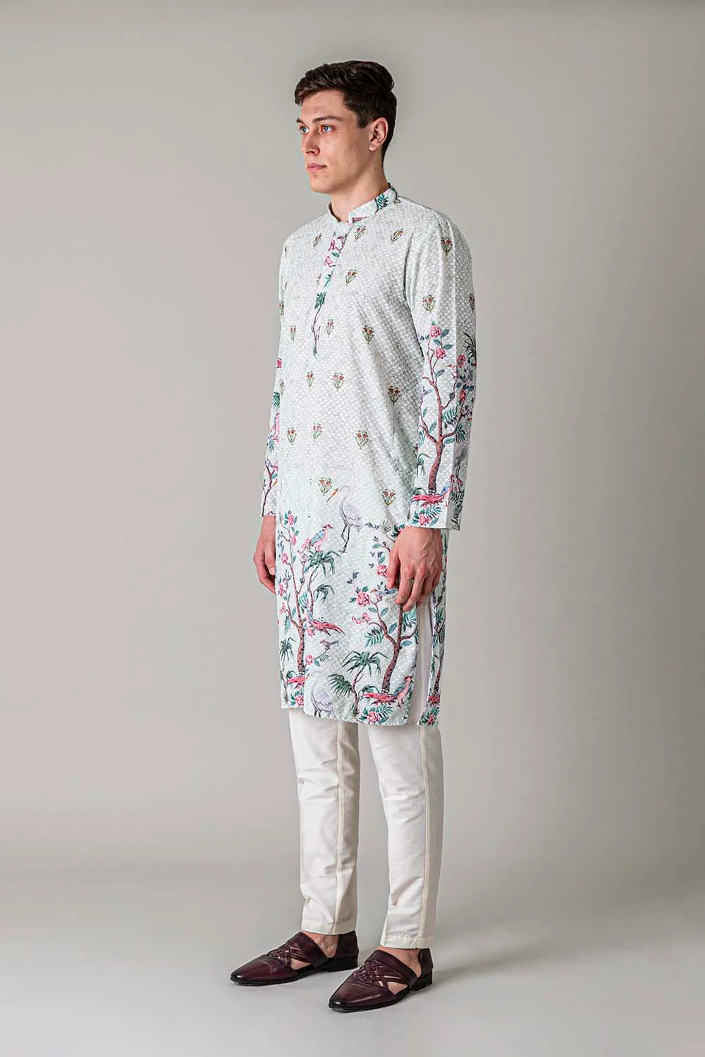 MLS PRINTED KURTA PAJAMA