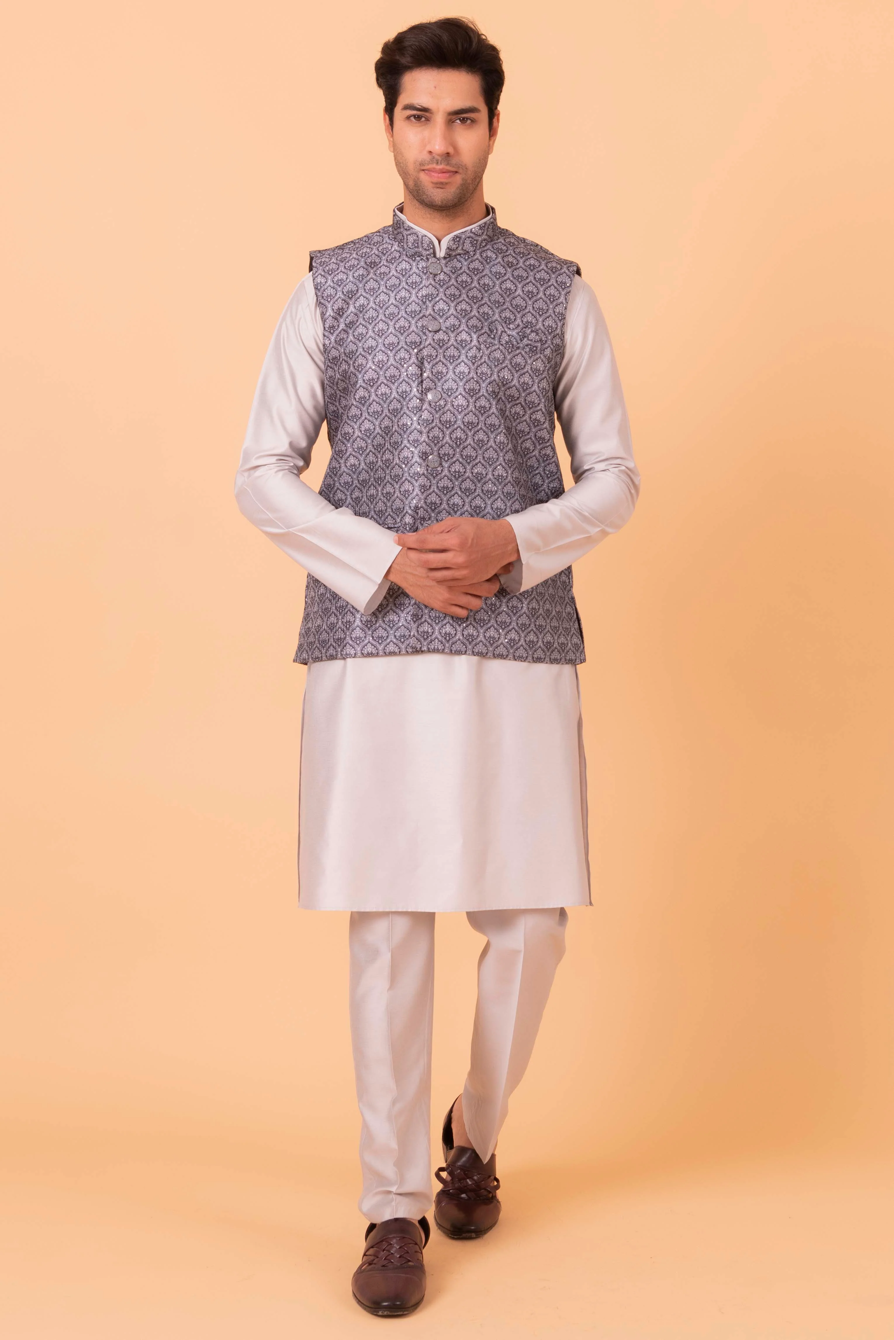 MLS KURTA JAWAHAR SET