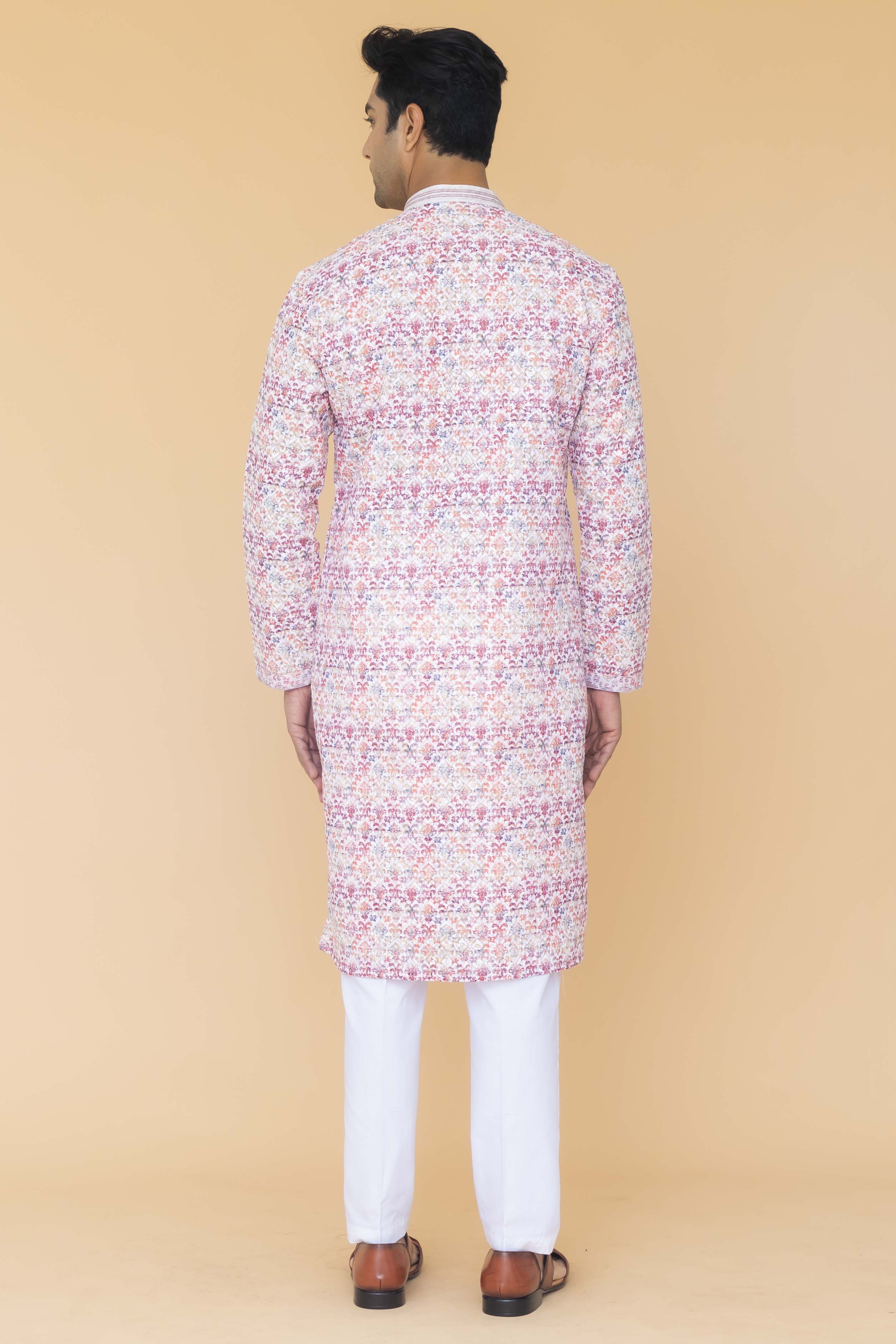 MLS PRINTED KURTA PAJAMA