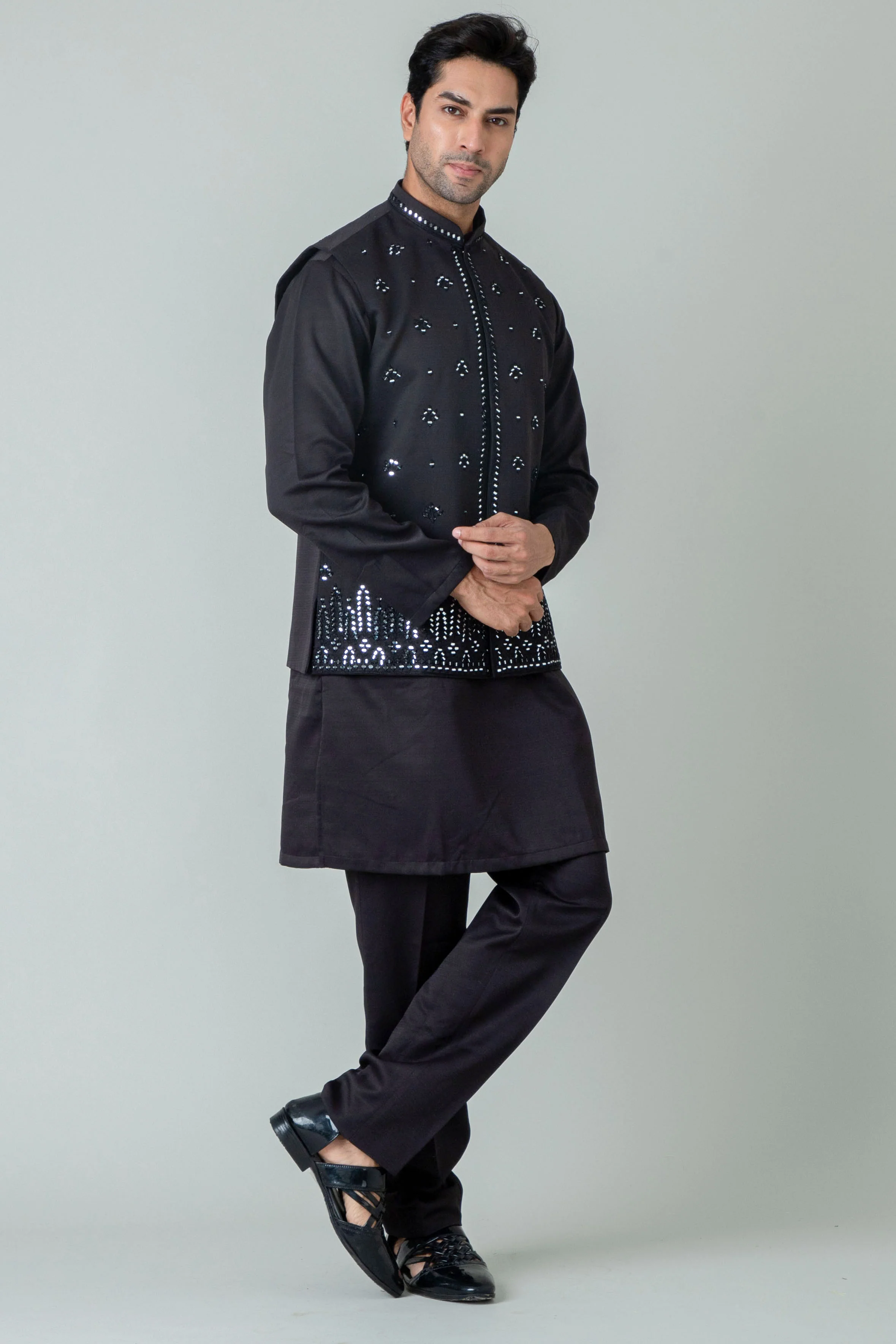 MLS KURTA JAWAHAR SET