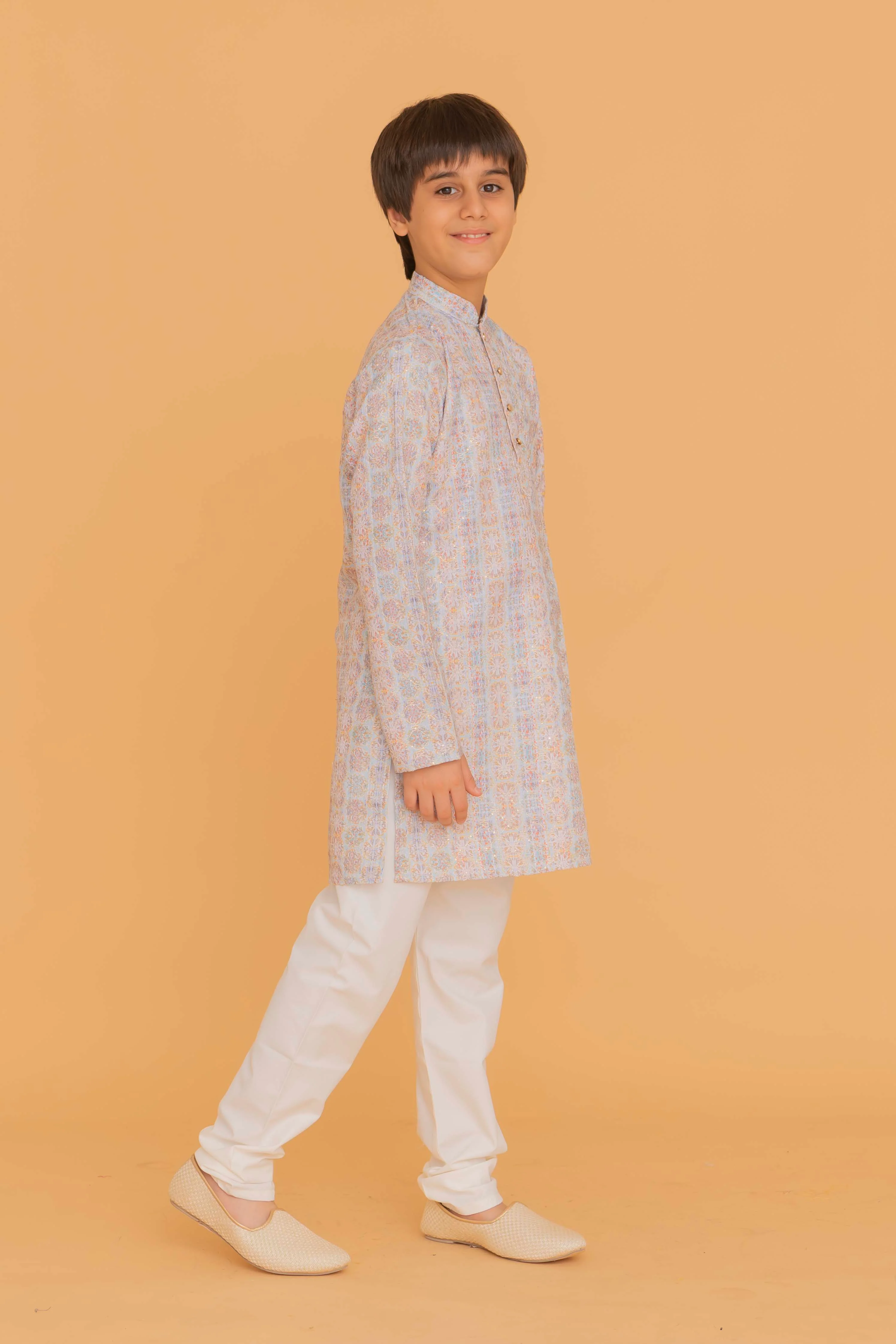 MLS KIDS PRINTED KURTA PAJAMA