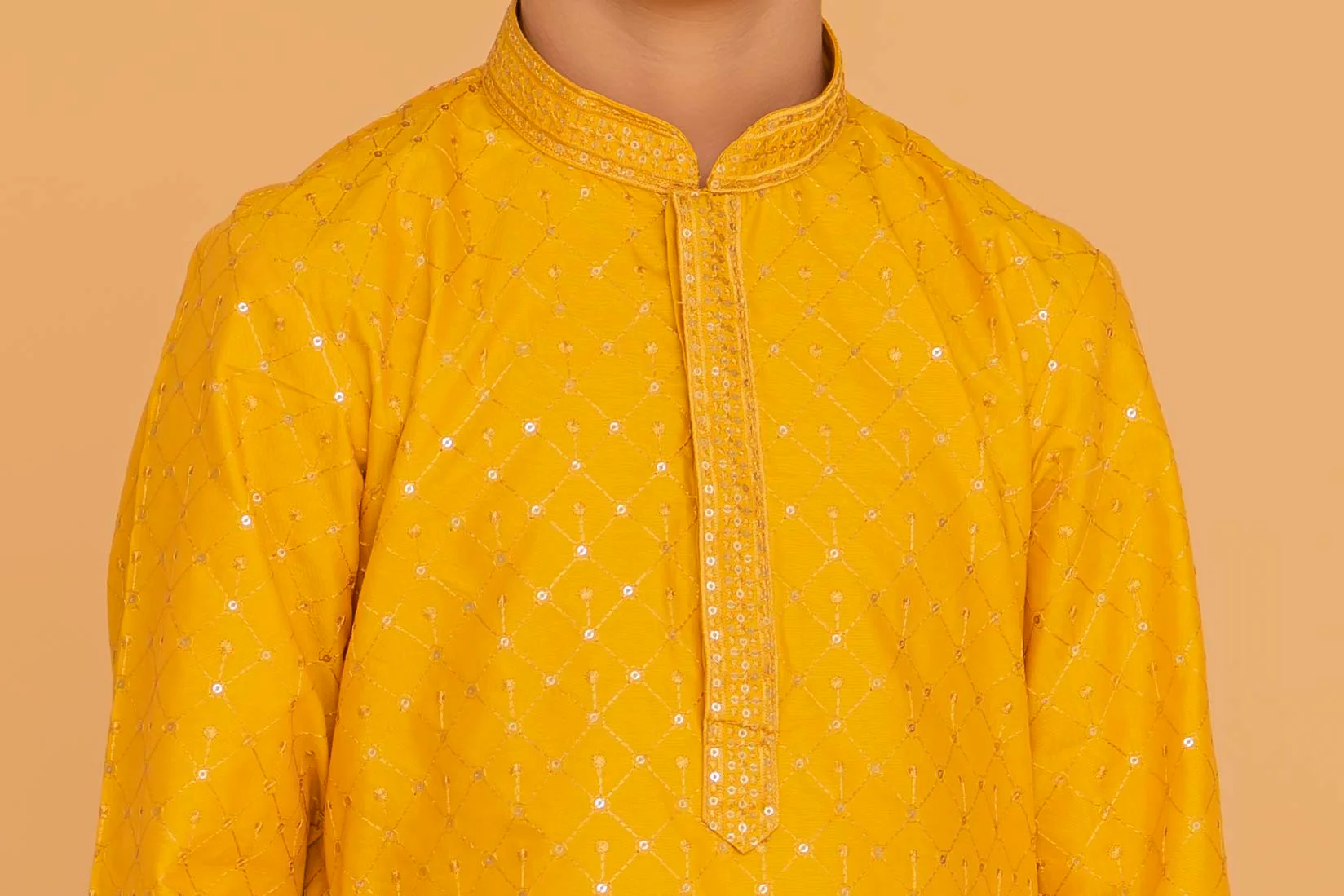 MLS KIDS EMBROIDERED KURTA PAJAMA