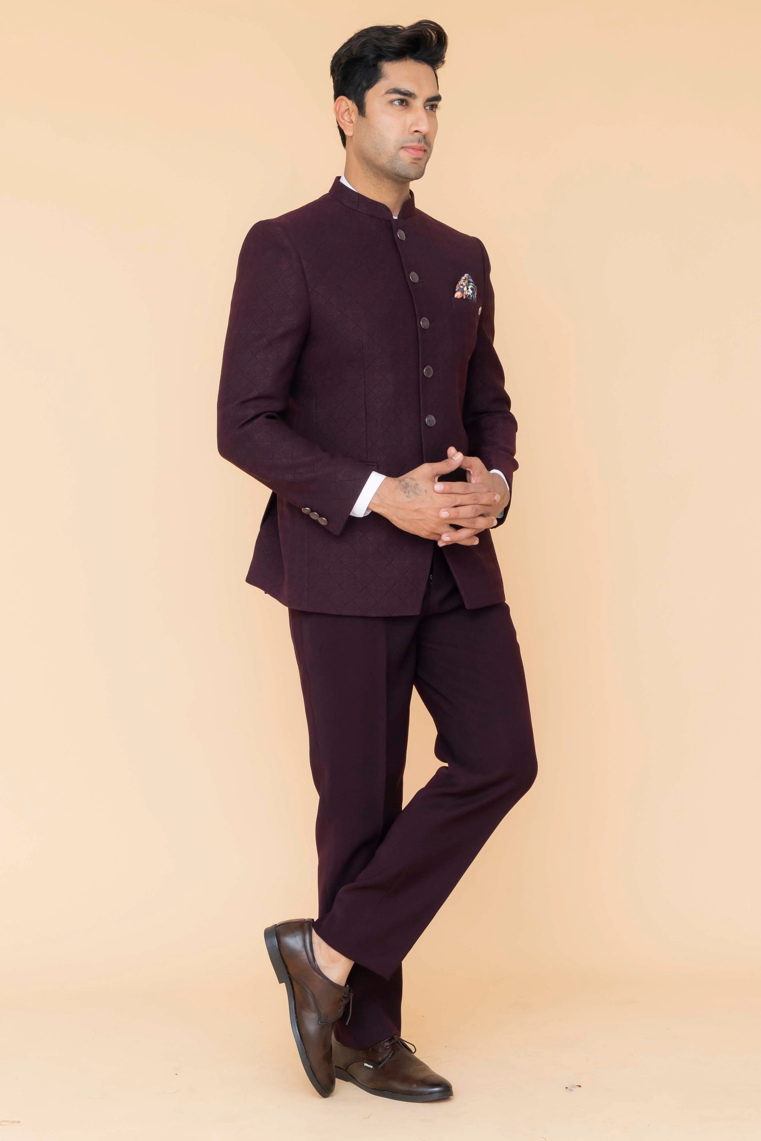 MLS PRINTED JODHPURI SUIT