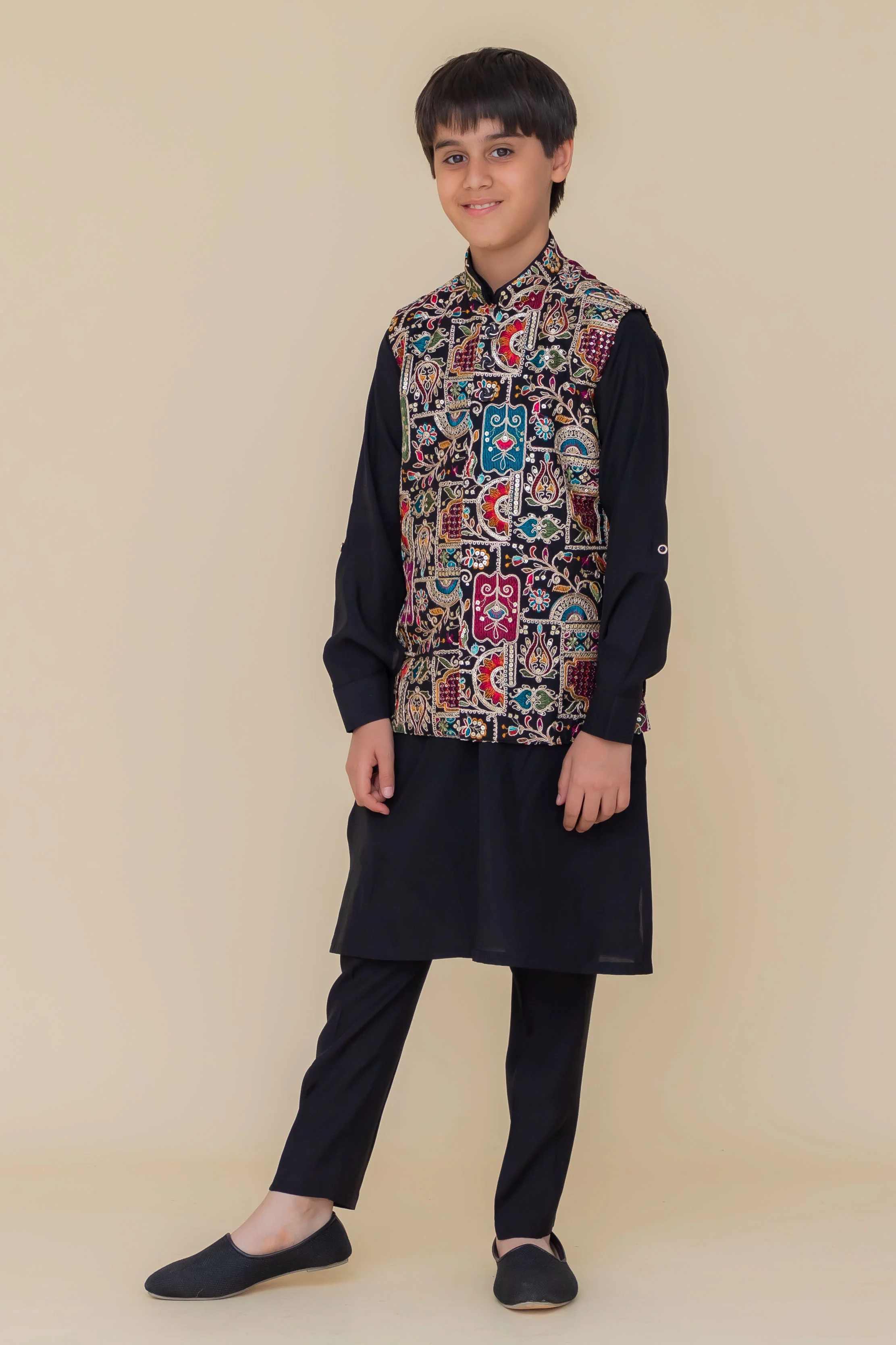 MLS KIDS KURTA JAWAHAR SET