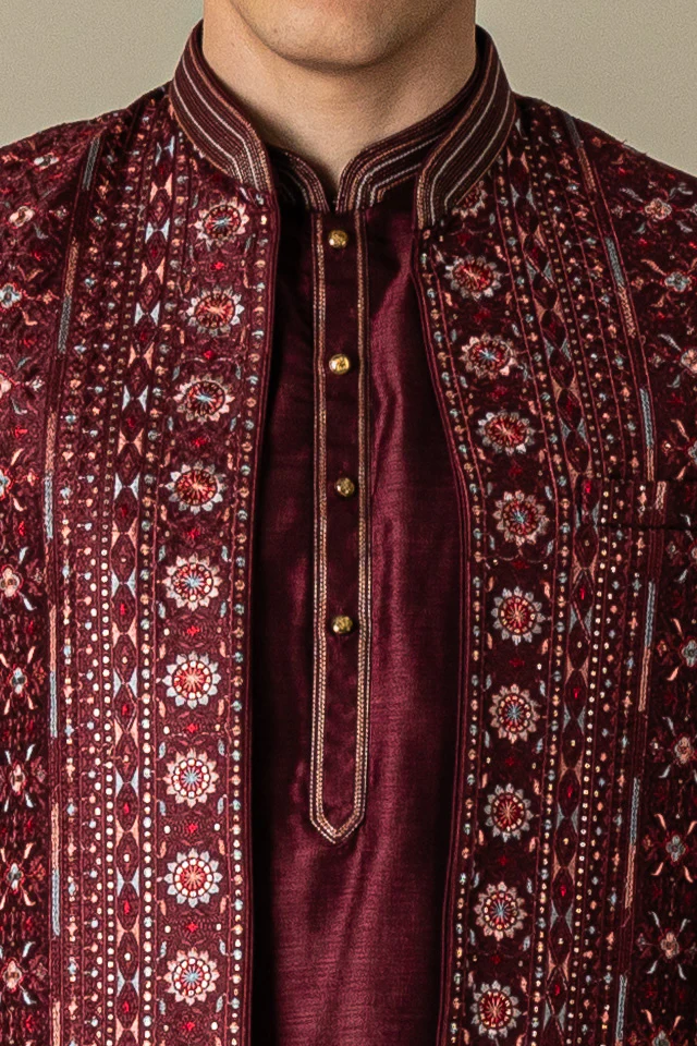 MLS KURTA JAWAHAR SET