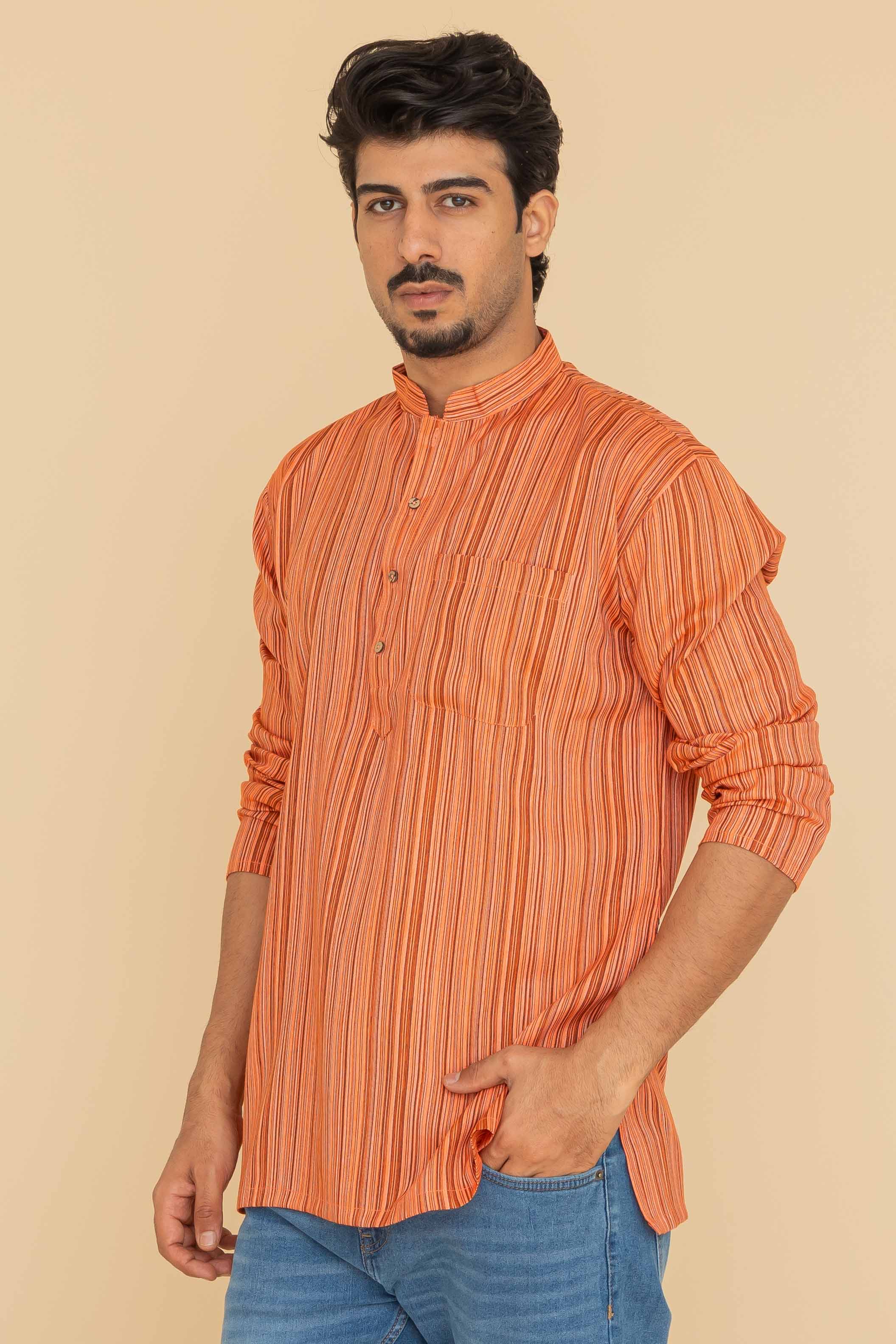 MLS SHORT KURTA FULL SLEEVES